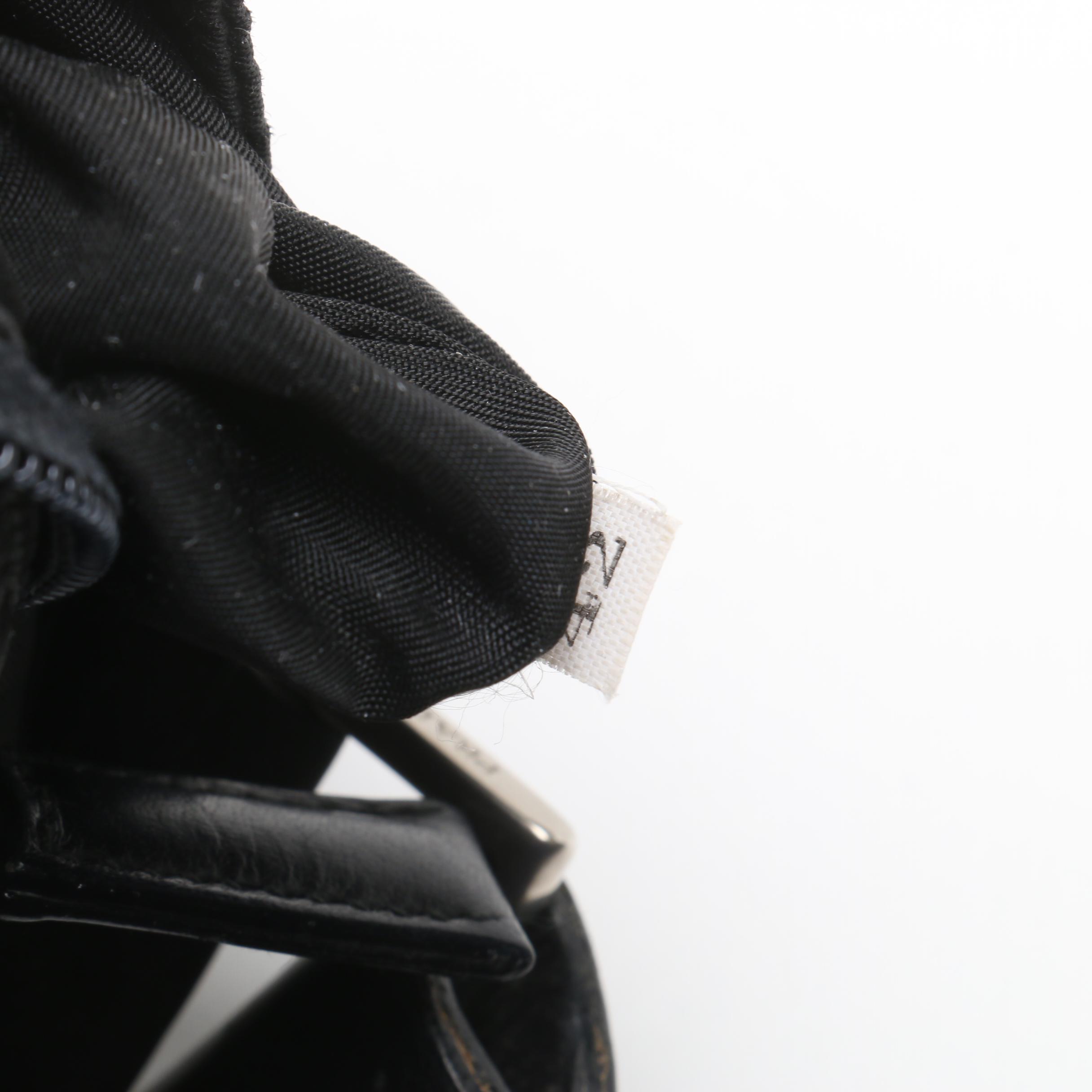 Prada Black Nylon Crossbody with Leather Trim, Made in Italy