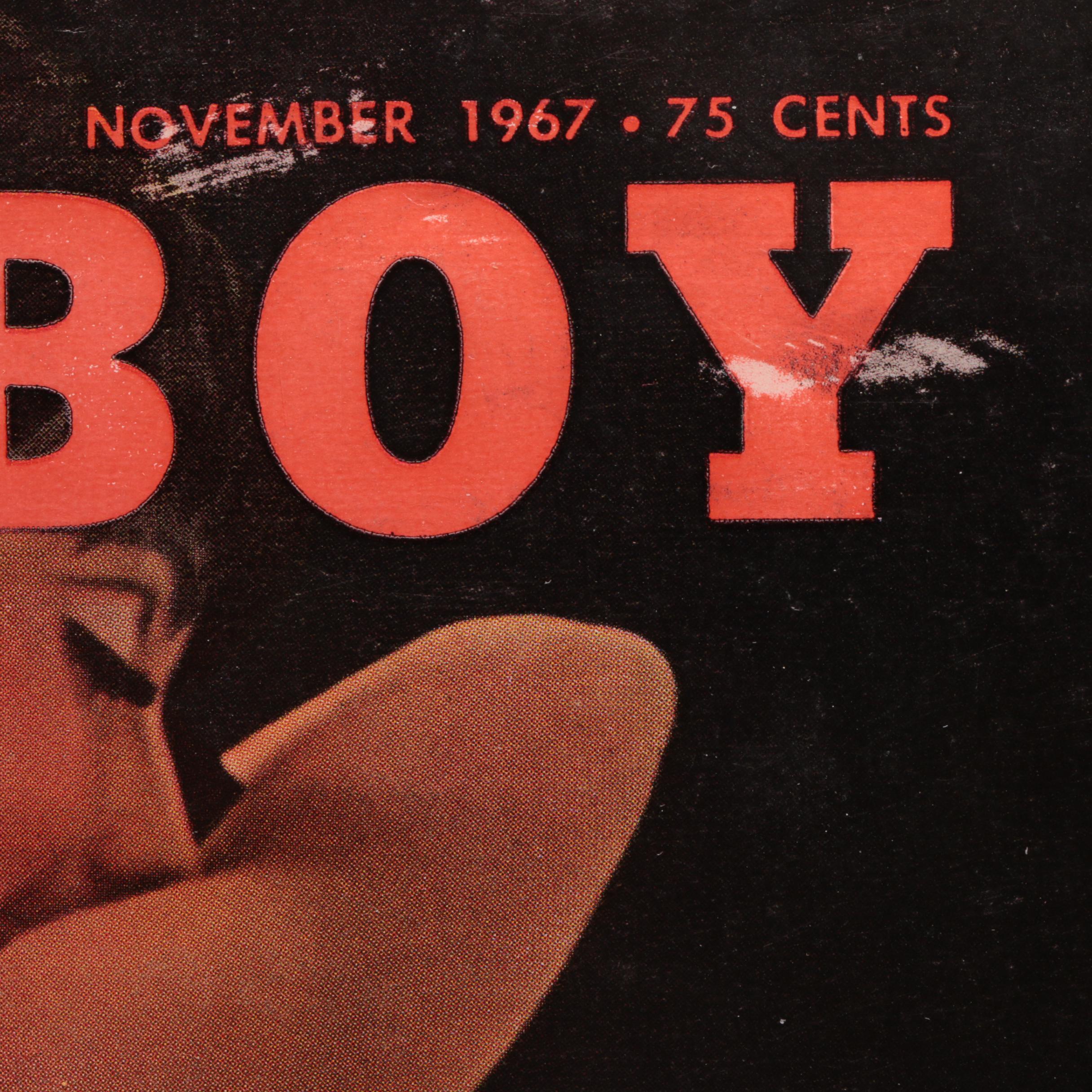 Thirty Playboy Magazines from  the 1960s and one 1972 Esquire