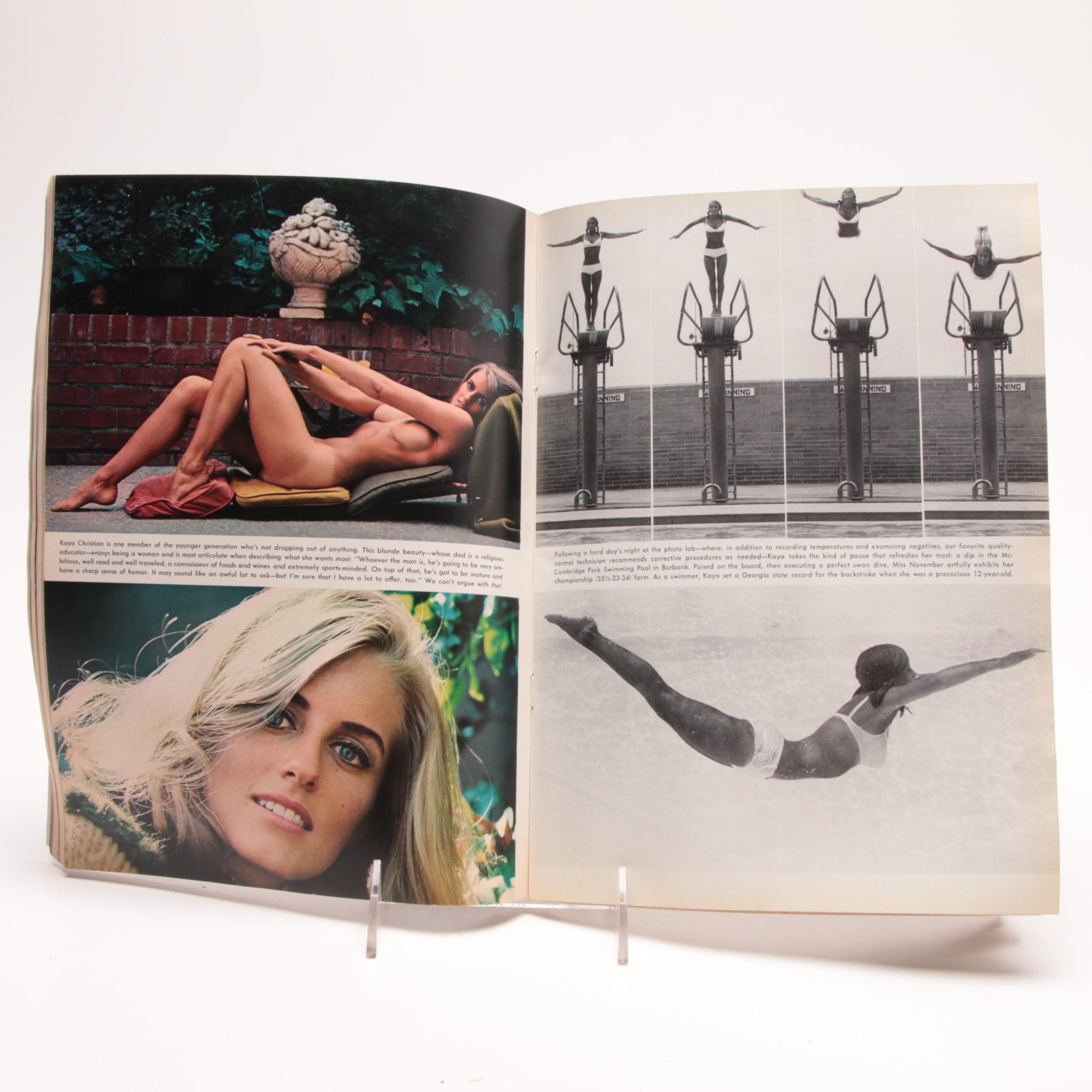 Thirty Playboy Magazines from  the 1960s and one 1972 Esquire