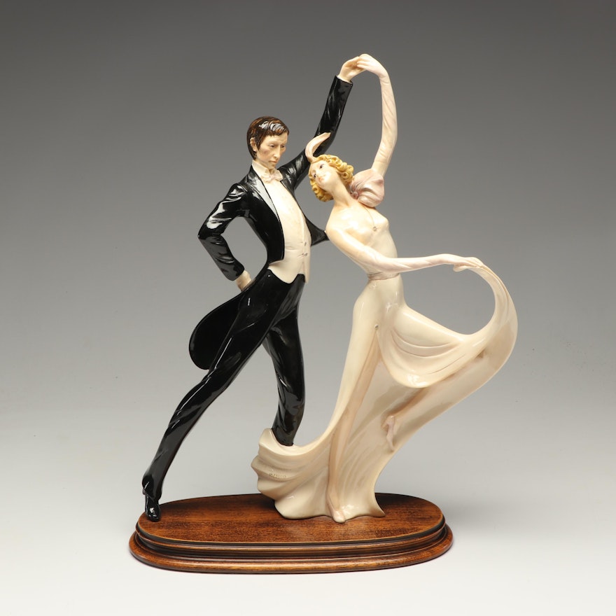 Amilcare Santini Figurine "Tango Dancing Couple"