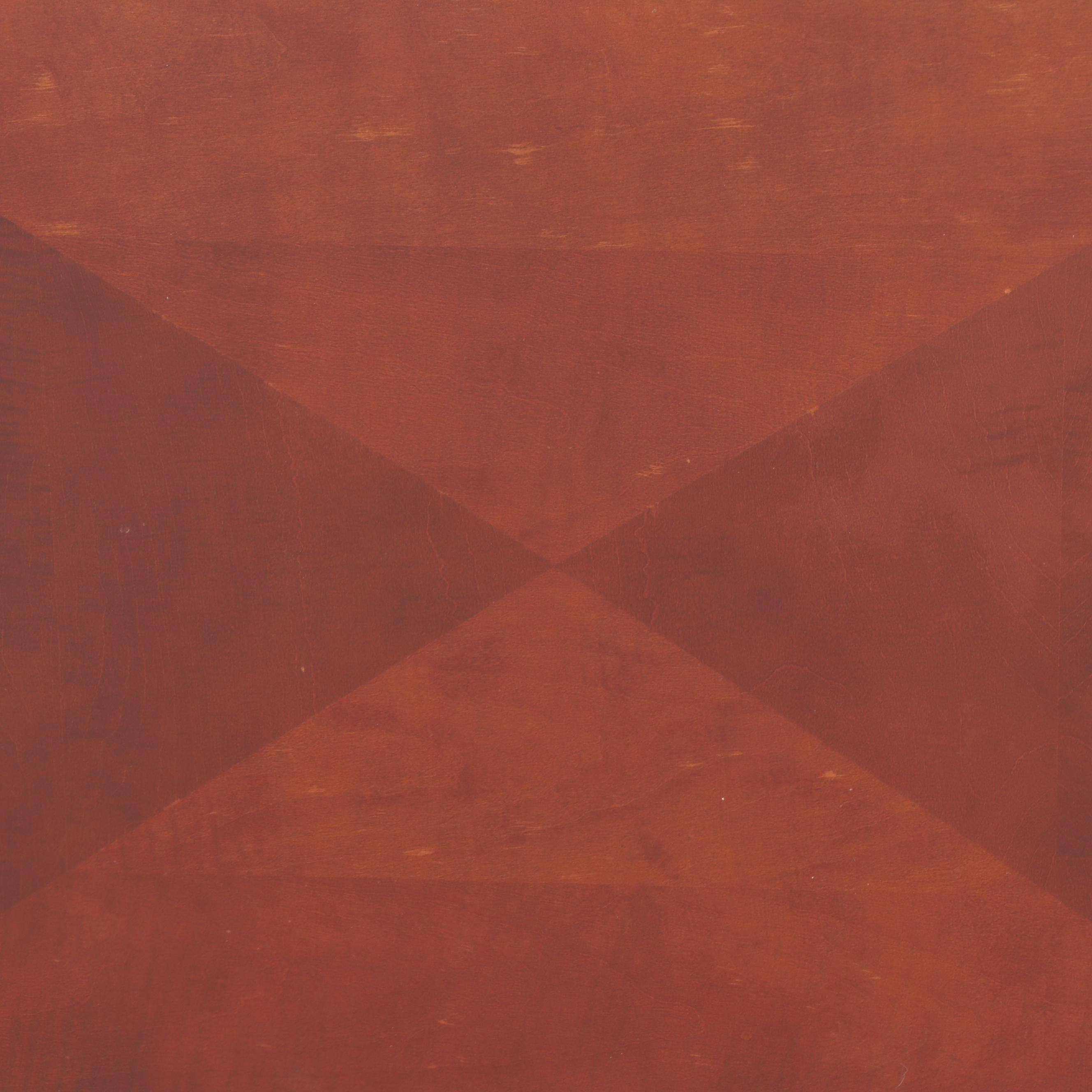 Baker Archetype Armless Straight-Back Chair with Custom Reversible Table Ottoman