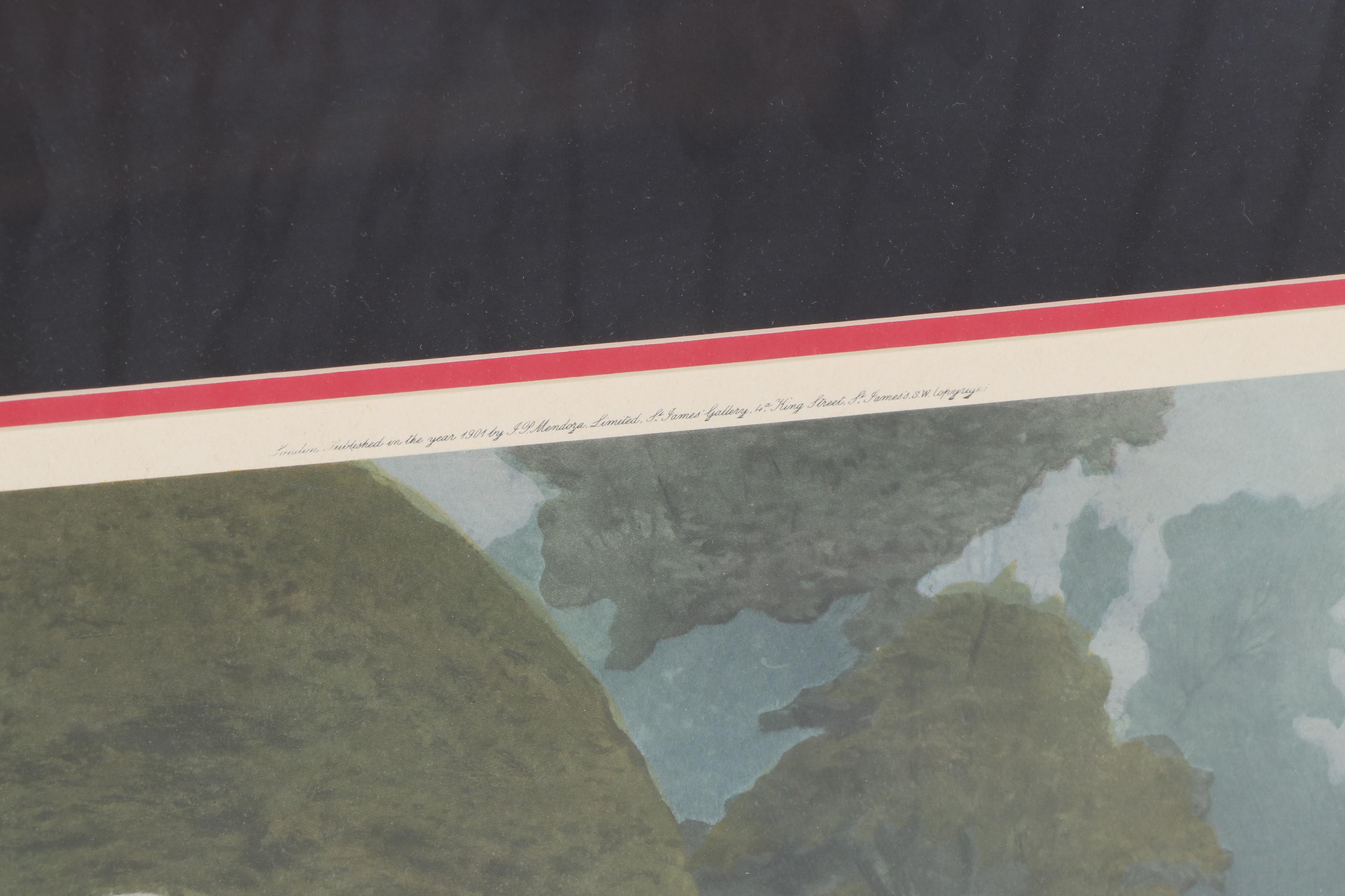 Offset Lithograph after Samuel Edmund Waller "The Huntsman's Courtship"