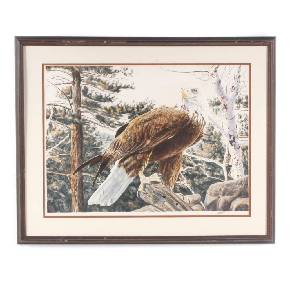 Scott Woolever Offset Lithograph "The Vigil"