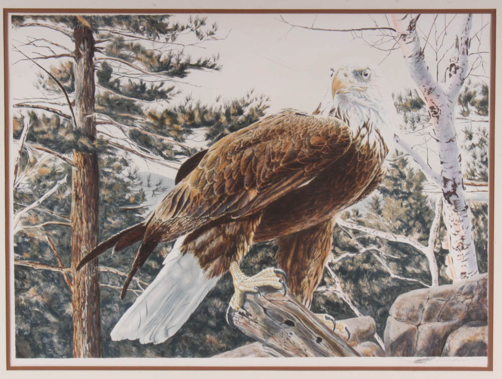 Scott Woolever Offset Lithograph "The Vigil"