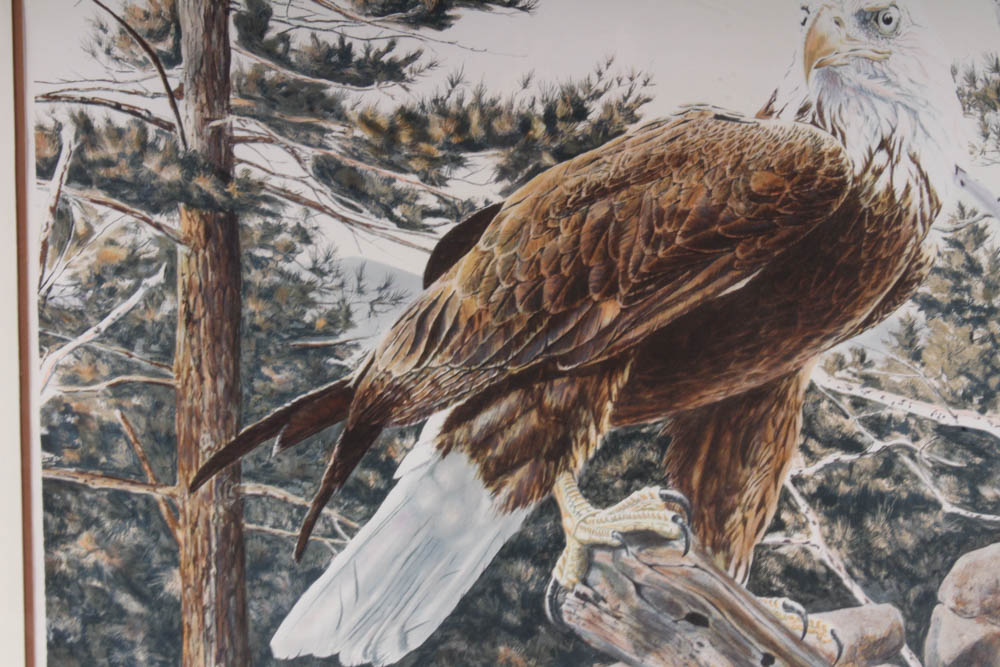 Scott Woolever Offset Lithograph "The Vigil"