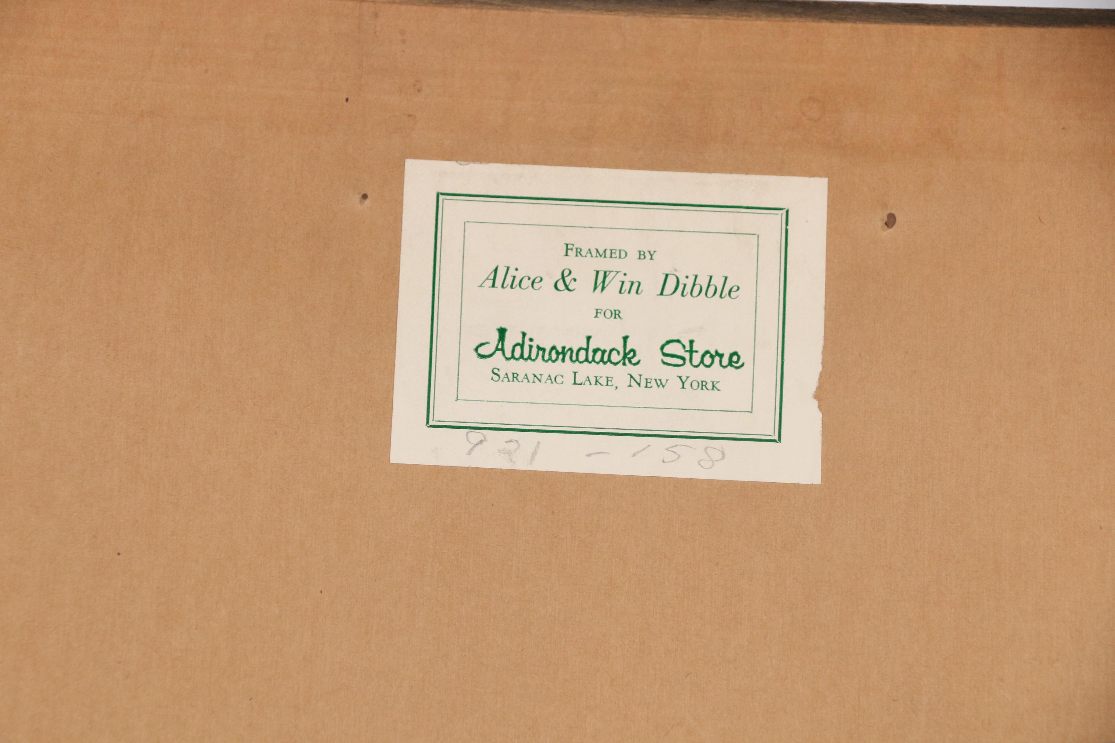 Ray Harm Offset Lithograph "Bobcat, Lynx Rufus"