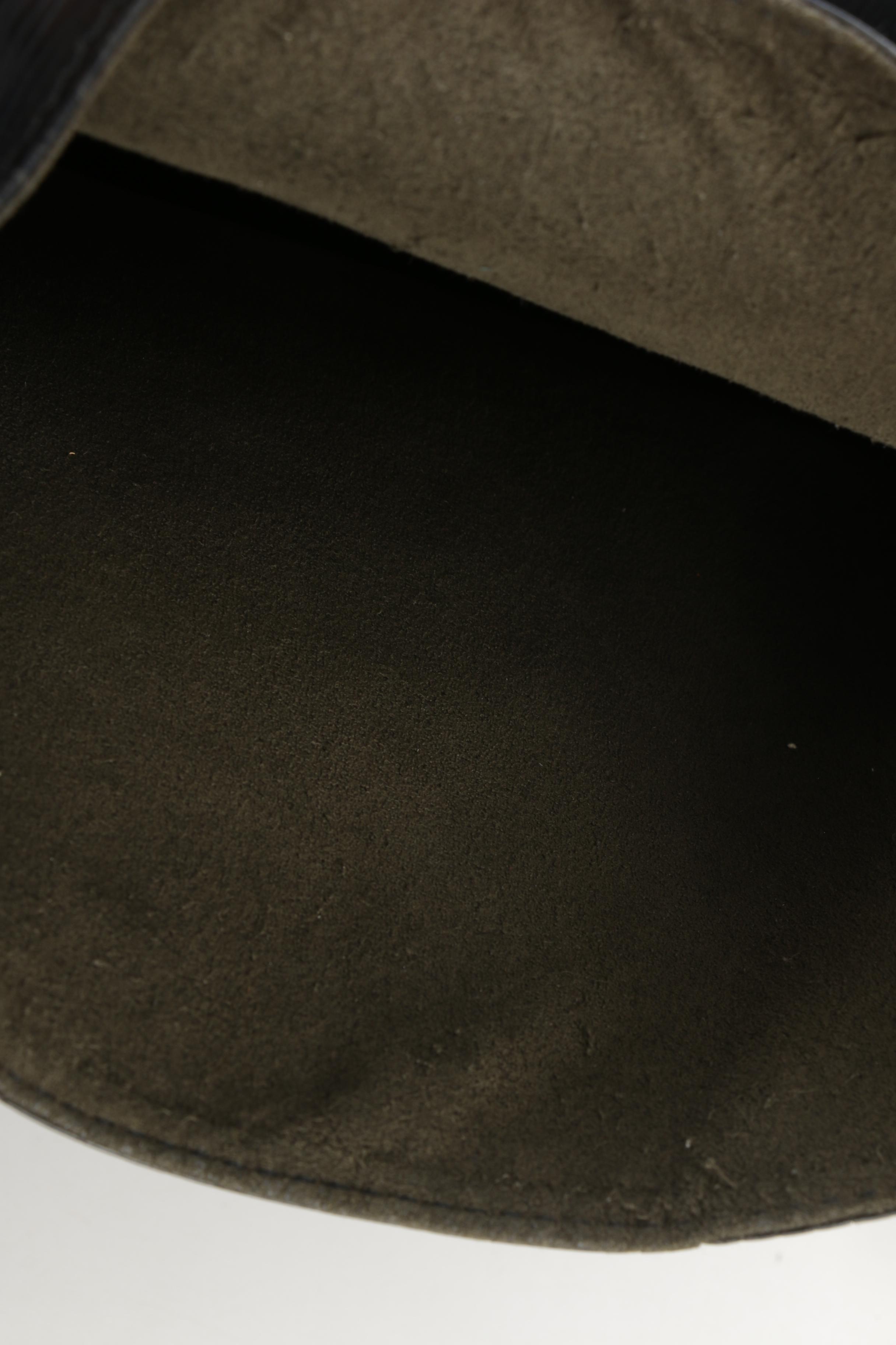 1992 Louis Vuitton Black Epi Leather Sac D'epaule Shoulder Bag, Made in France