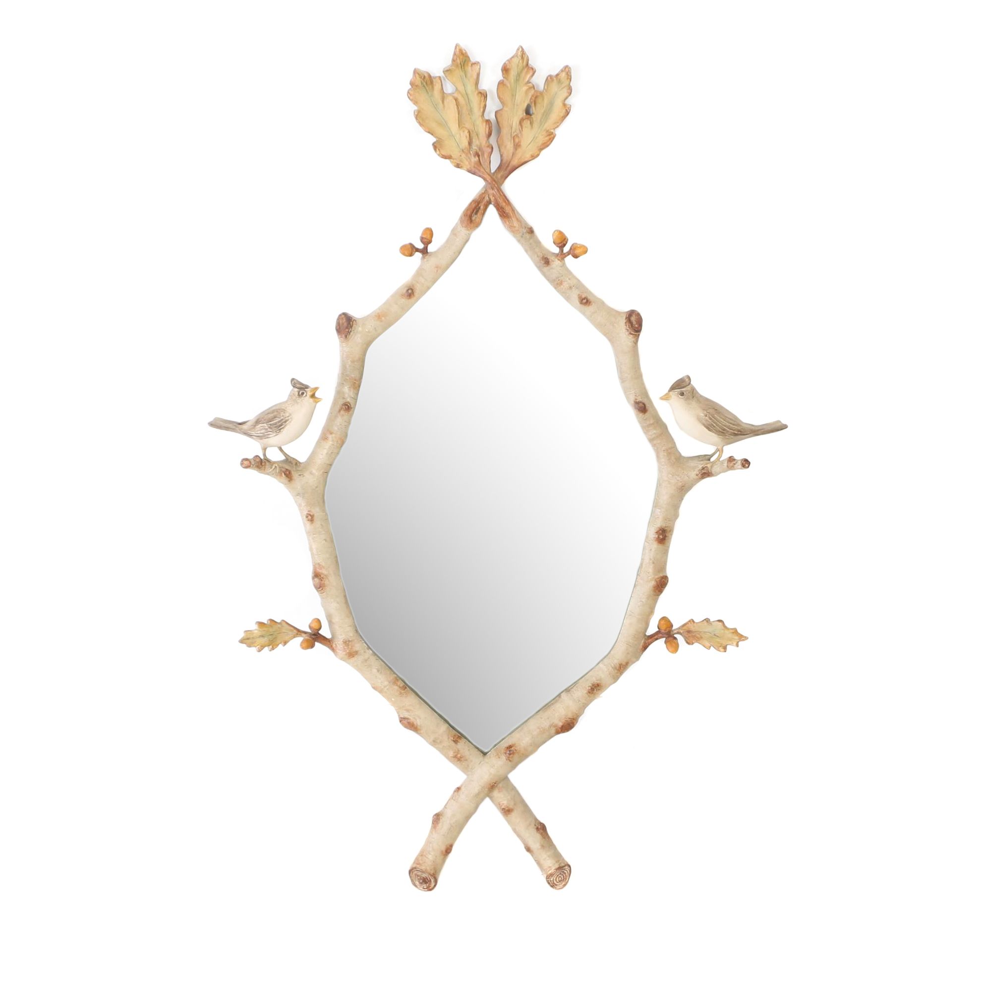 Carol Canner "Songbirds" Wall Mirror Designed for Carvers' Guild, 1998