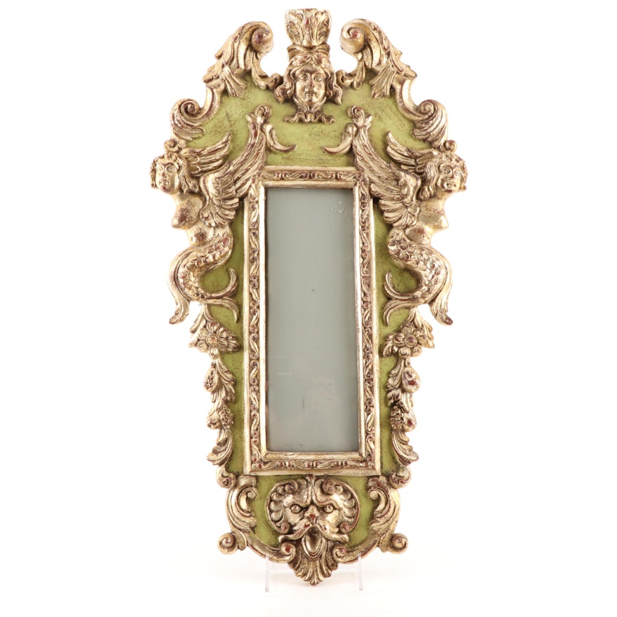 Rococo Style Carved Gilded Wood Wall Picture Frame, 20th Century