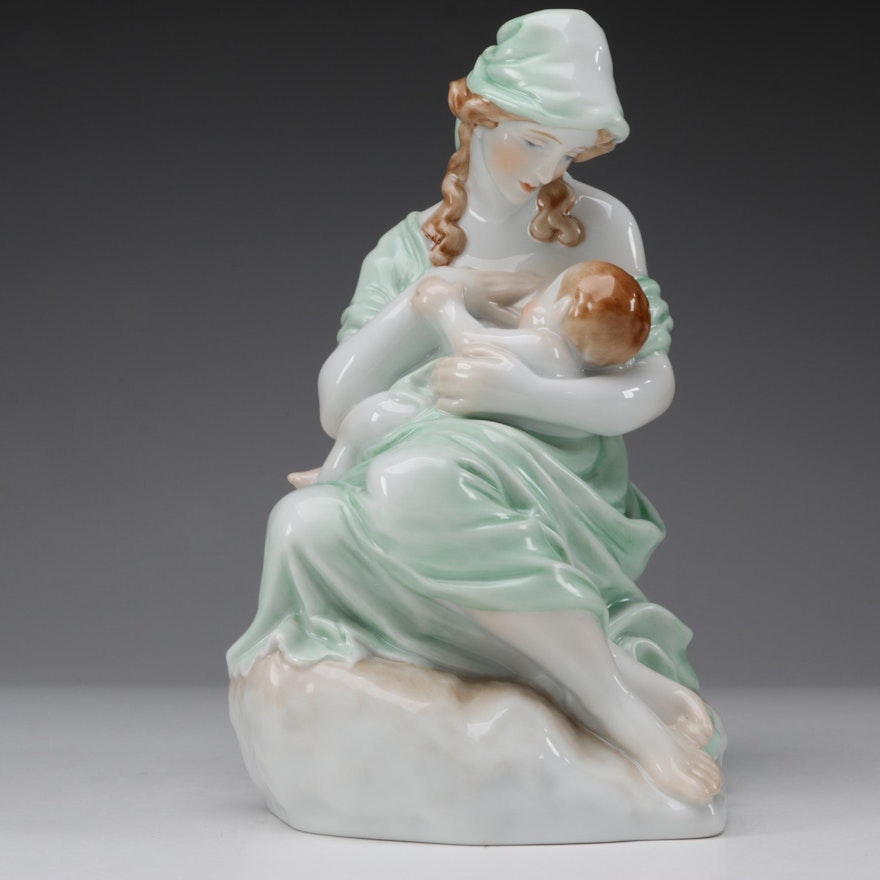 Herend "Motherhood" Porcelain Figurine