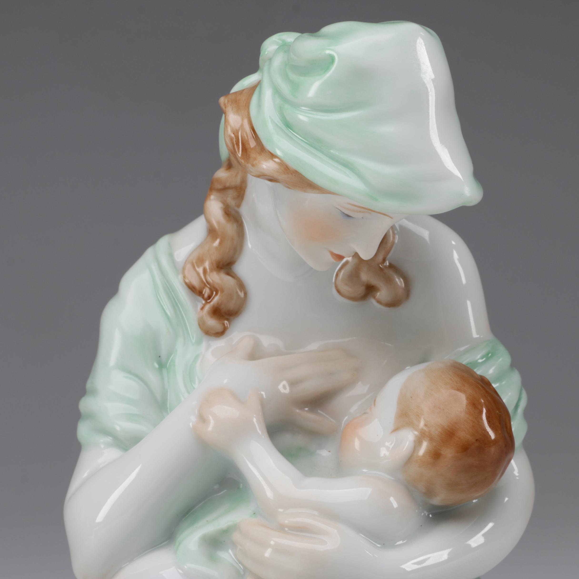 Herend "Motherhood" Porcelain Figurine