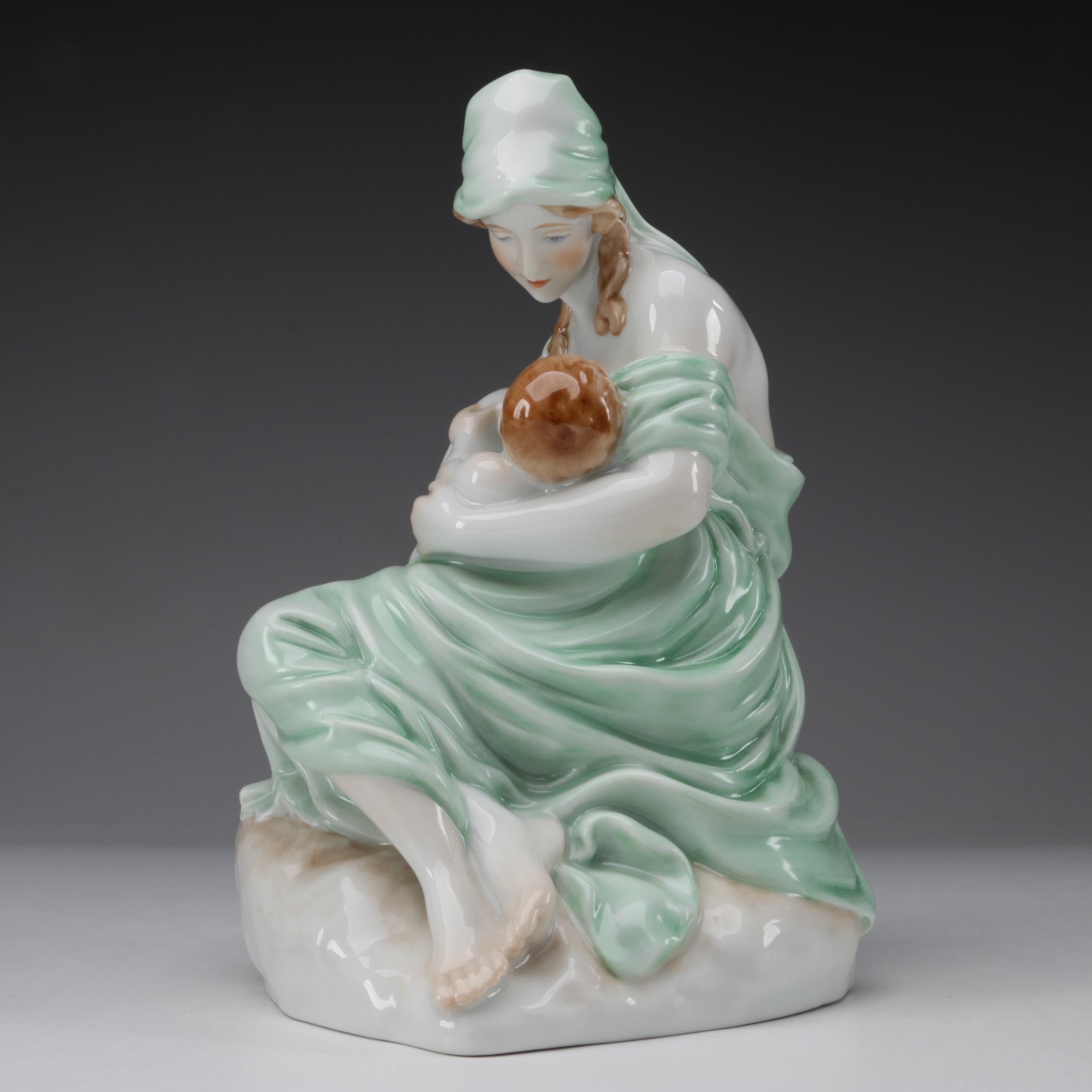 Herend "Motherhood" Porcelain Figurine