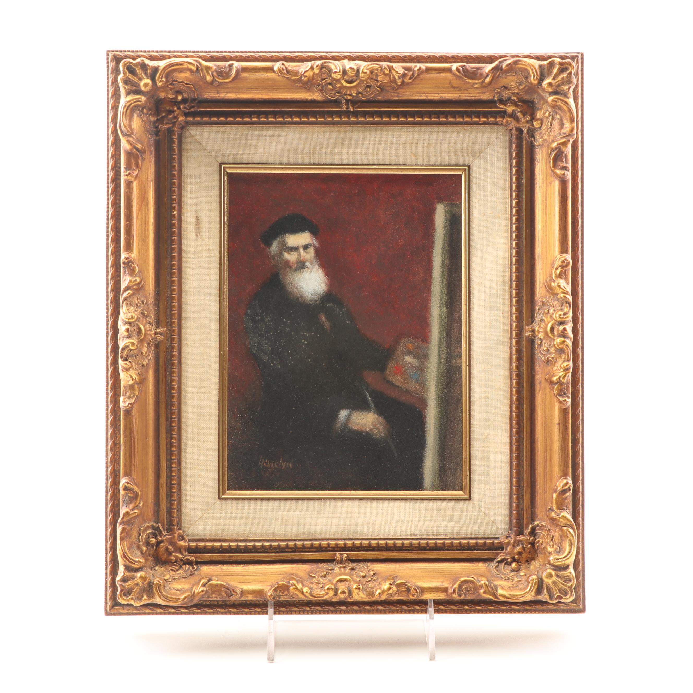 James Llewelyn Portrait Acrylic Painting