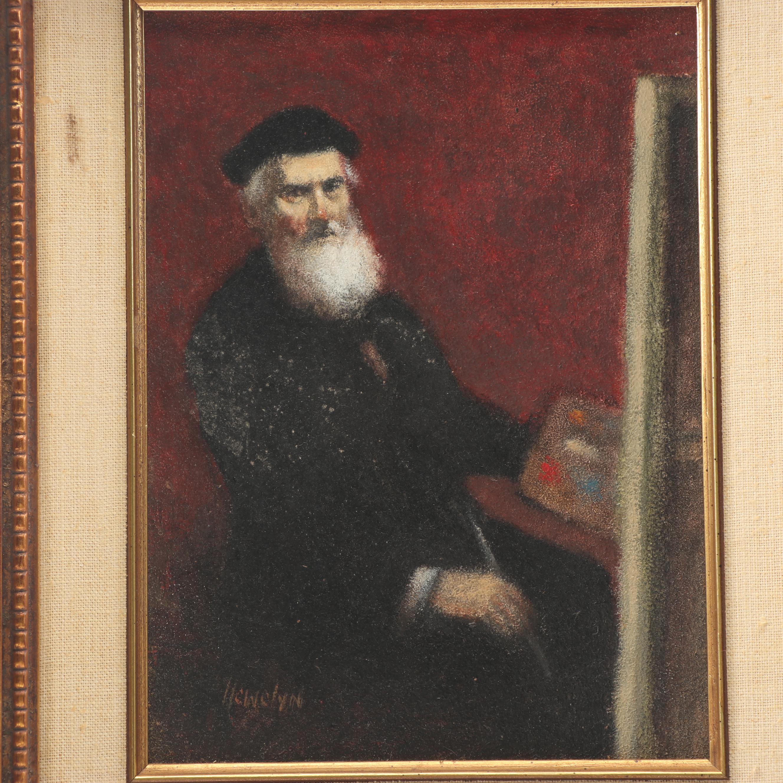 James Llewelyn Portrait Acrylic Painting