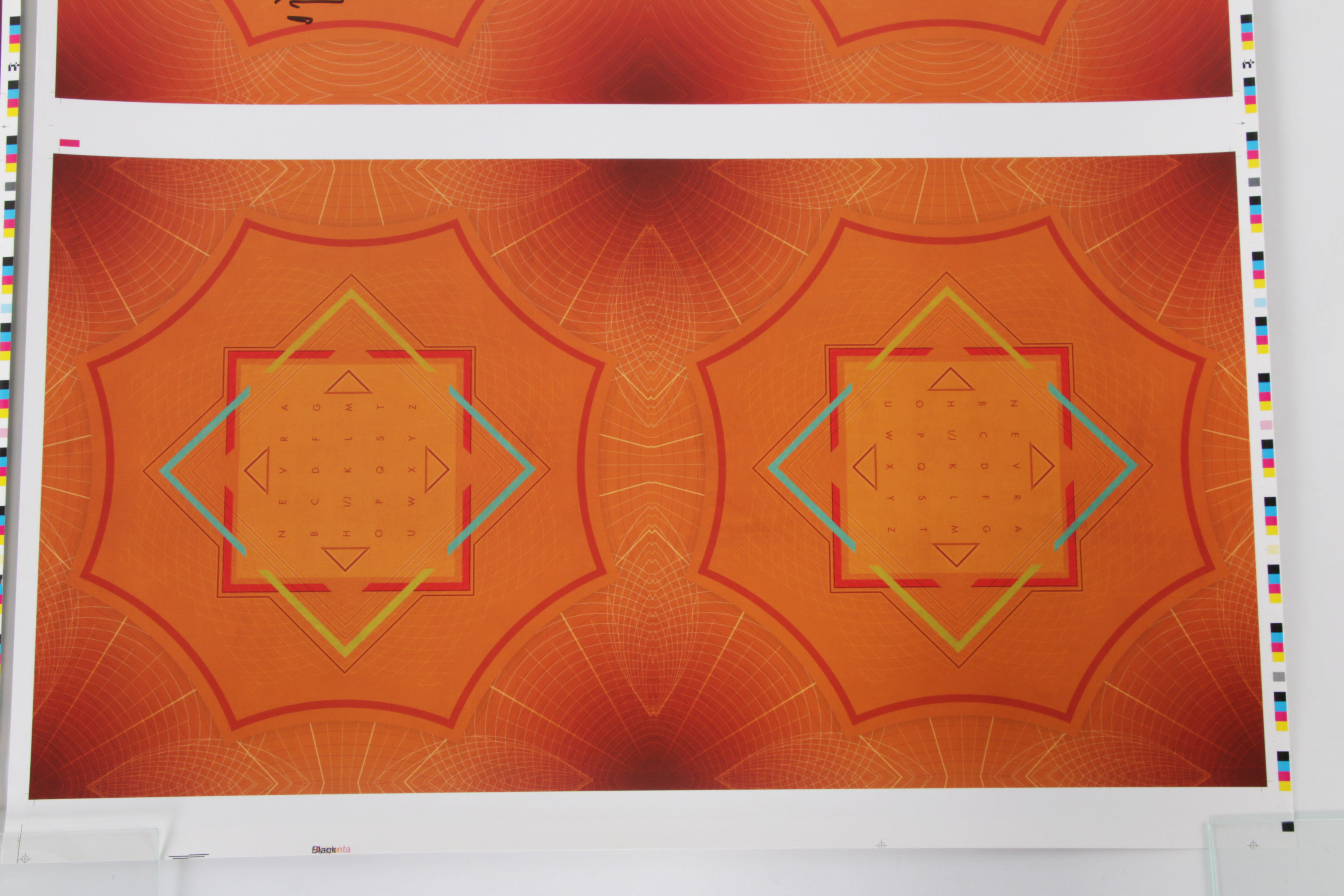 Trey Anastasio "Paper Wheels" Offset Lithograph Album Cover Artwork Sheets