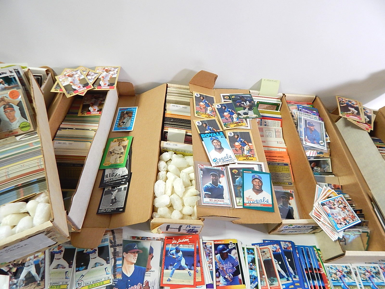 Star and Rookie Baseball Cards with Palmer, Larkin, Murphy, Jackson