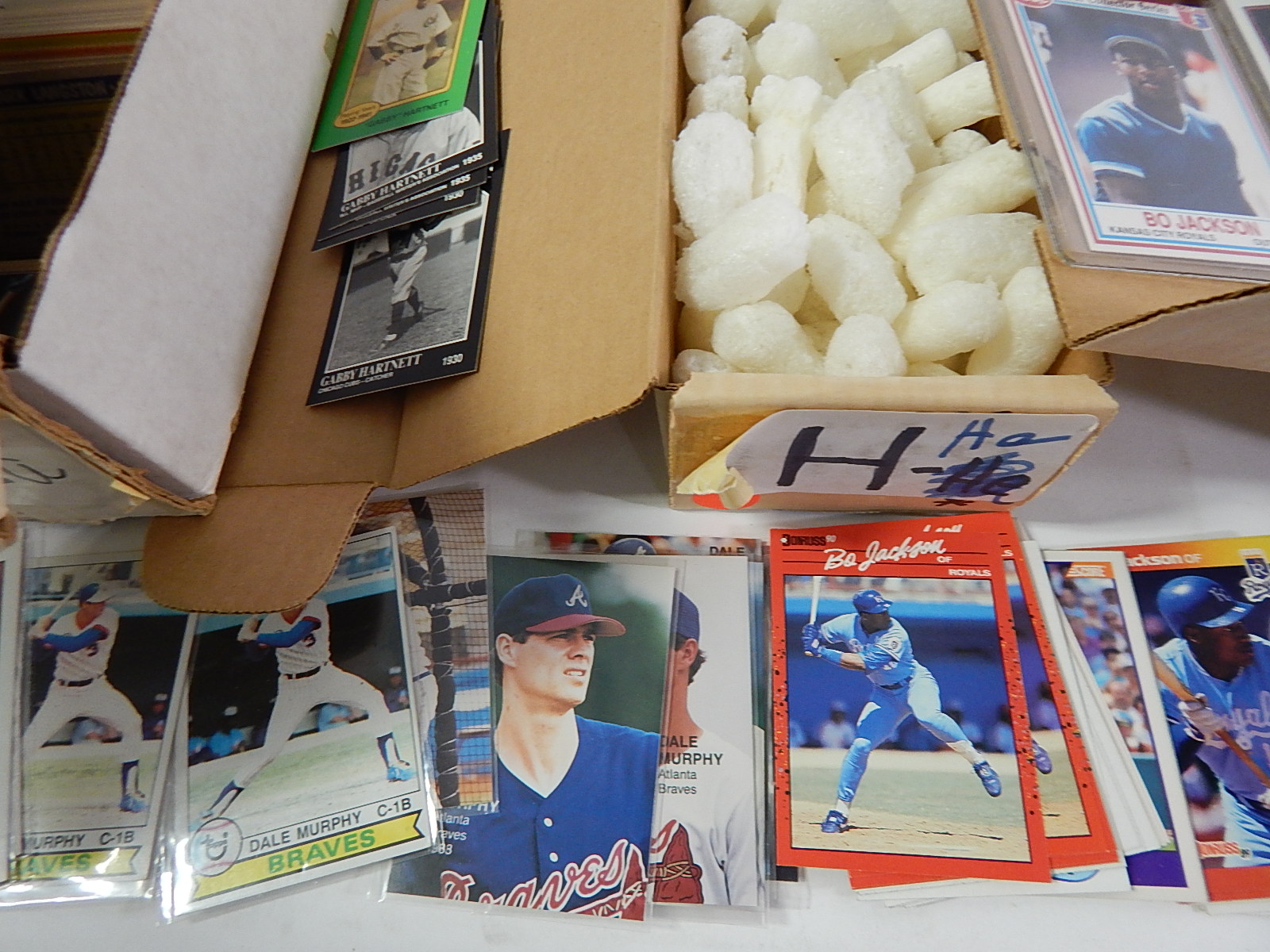 Star and Rookie Baseball Cards with Palmer, Larkin, Murphy, Jackson