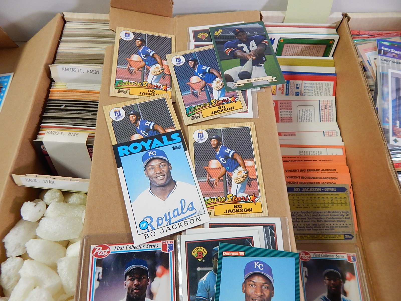 Star and Rookie Baseball Cards with Palmer, Larkin, Murphy, Jackson