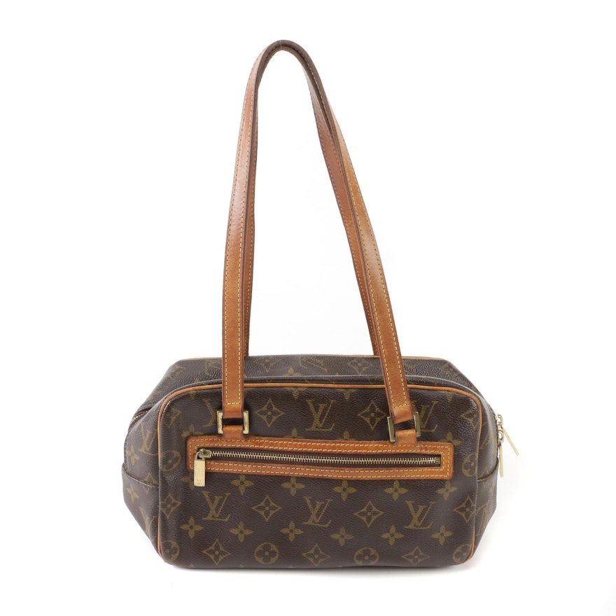 Louis Vuitton Paris Monogram Canvas and Vachetta Leather Cite Shoulder Bag, 2002