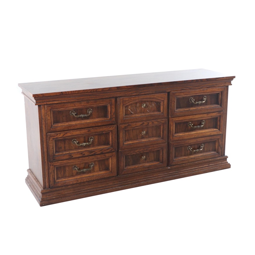Oak Dresser by Burlington House Furniture, Late 20th Century