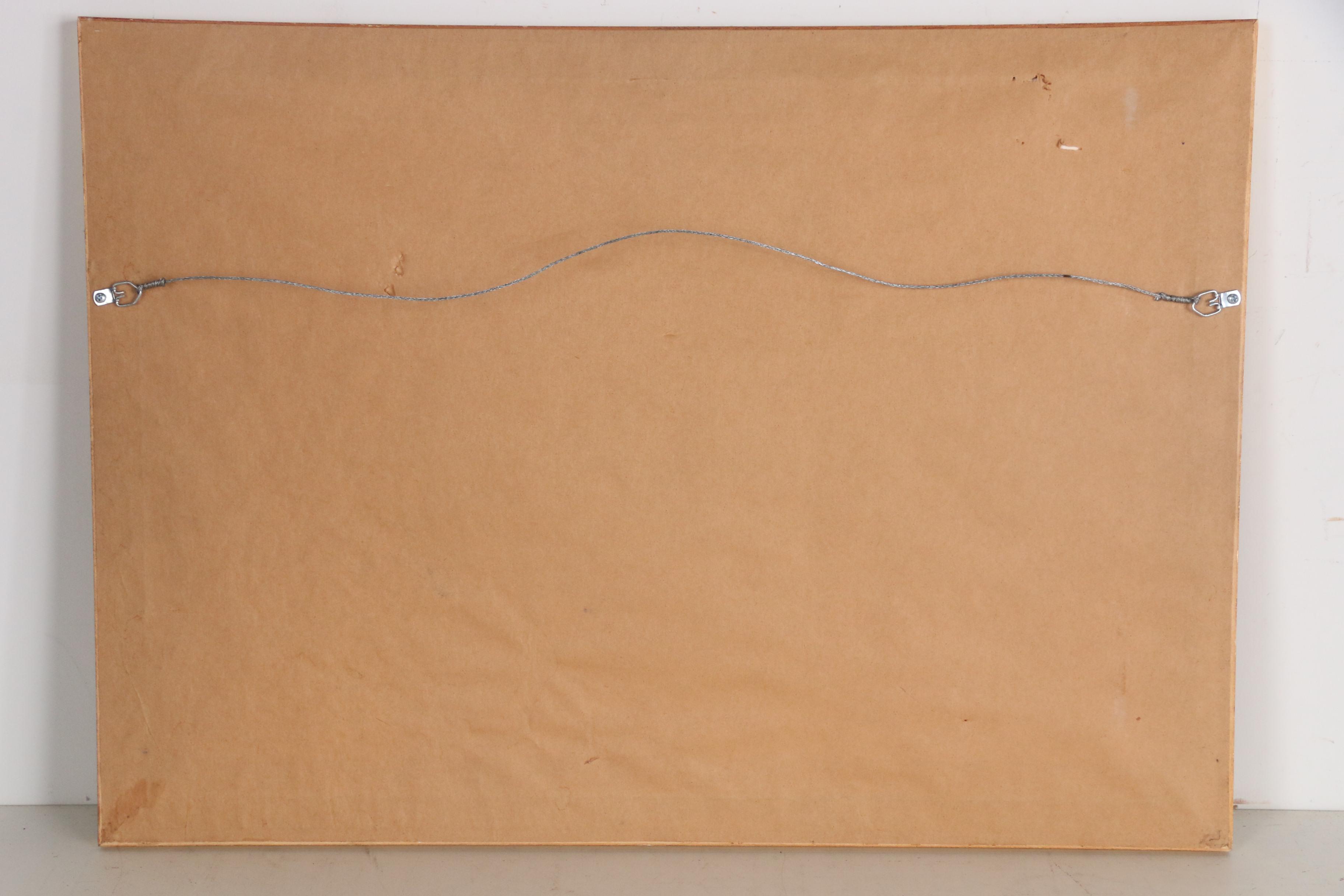 Donald Esley Oil Painting of Native American Woman on Horseback