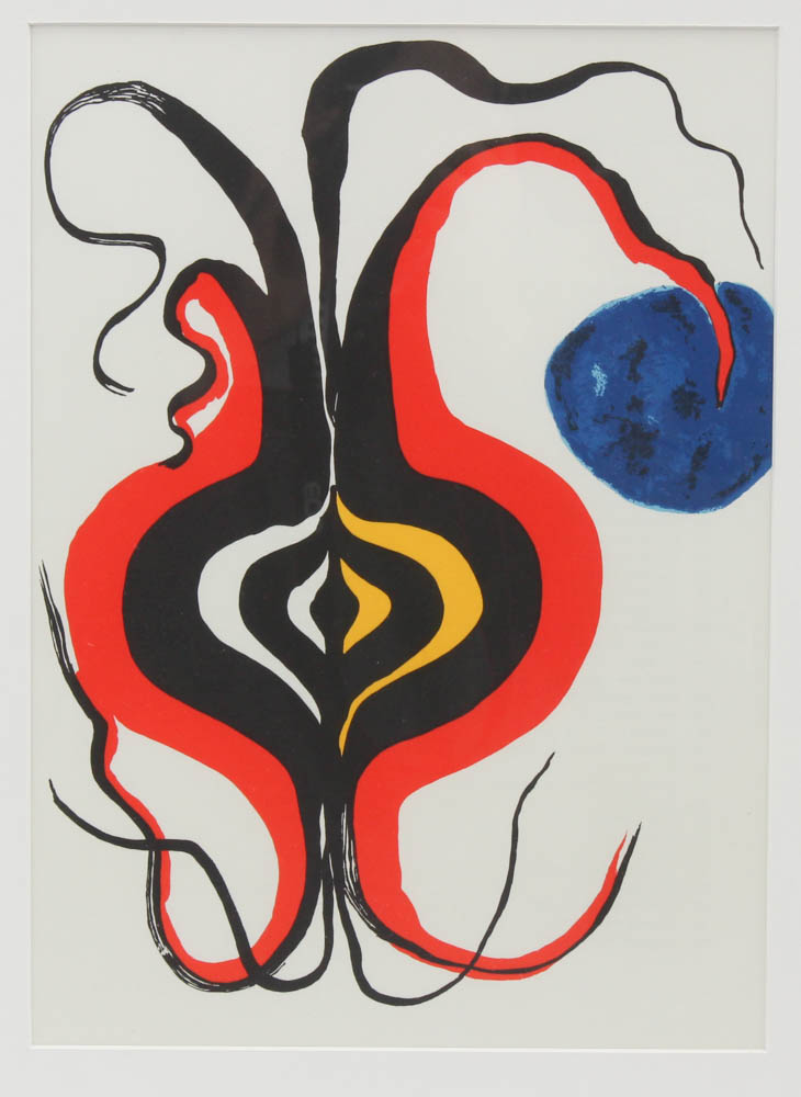 Alexander Calder Color Lithograph for "Derrière le Miroir"
