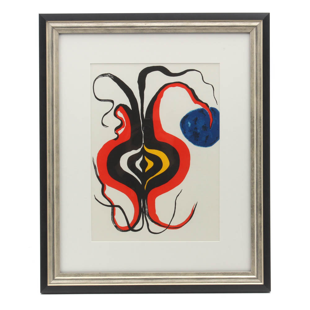 Alexander Calder Color Lithograph for "Derrière le Miroir"