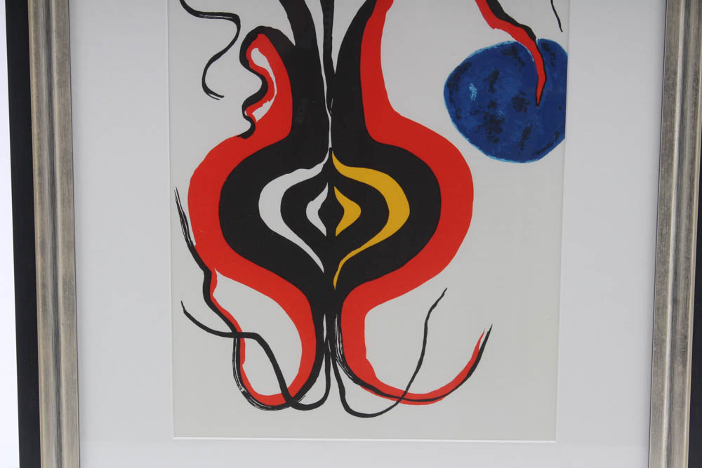 Alexander Calder Color Lithograph for "Derrière le Miroir"