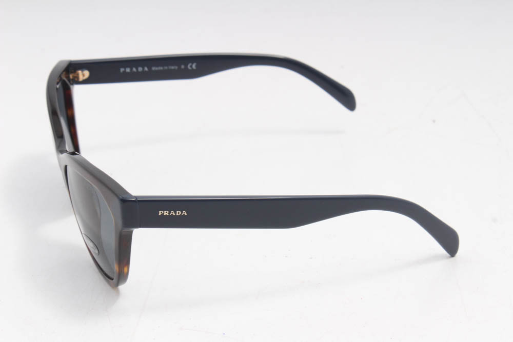Prada Cat Eye Tortoiseshell Sunglasses with Case, Made in Italy