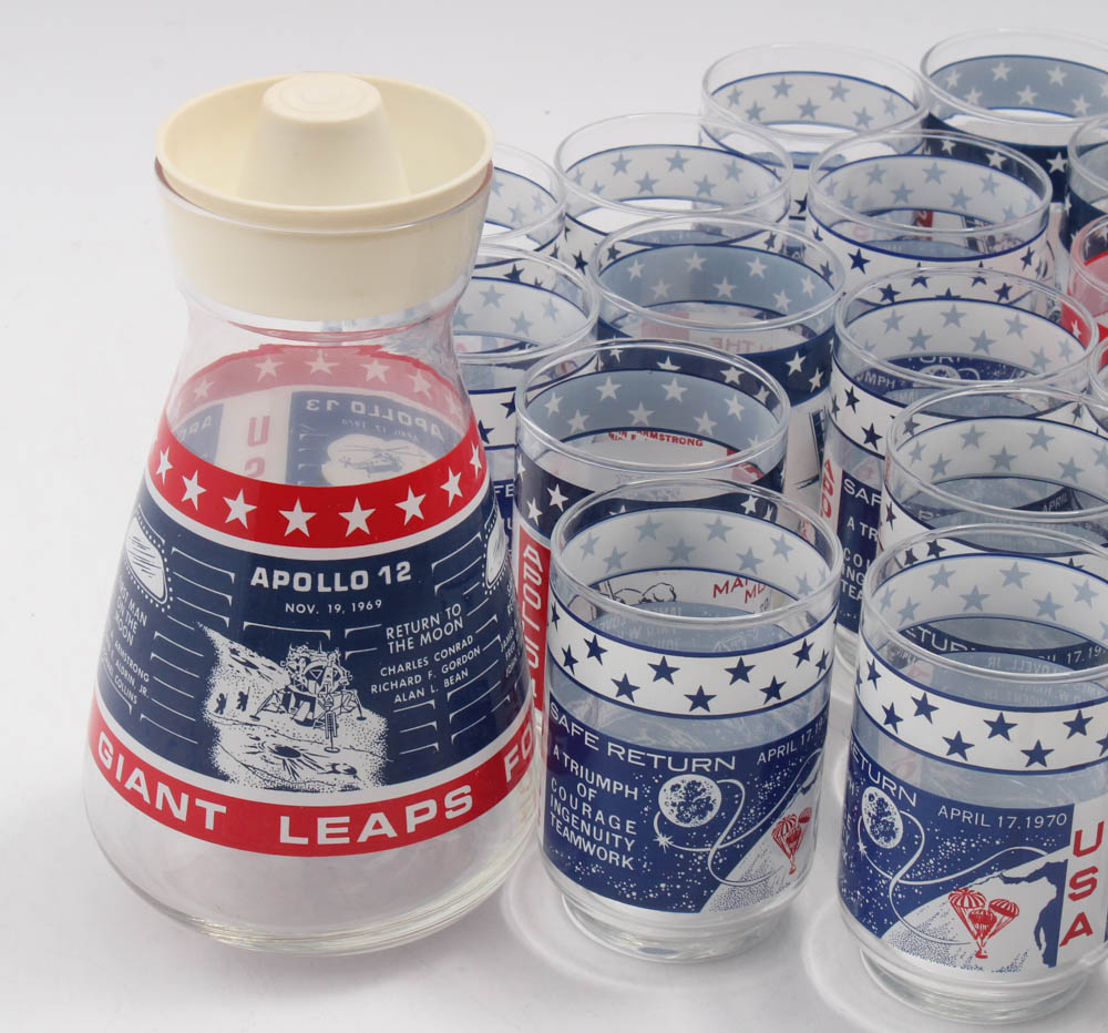 Libbey Apollo Missions Commemorative Juice Glass Set