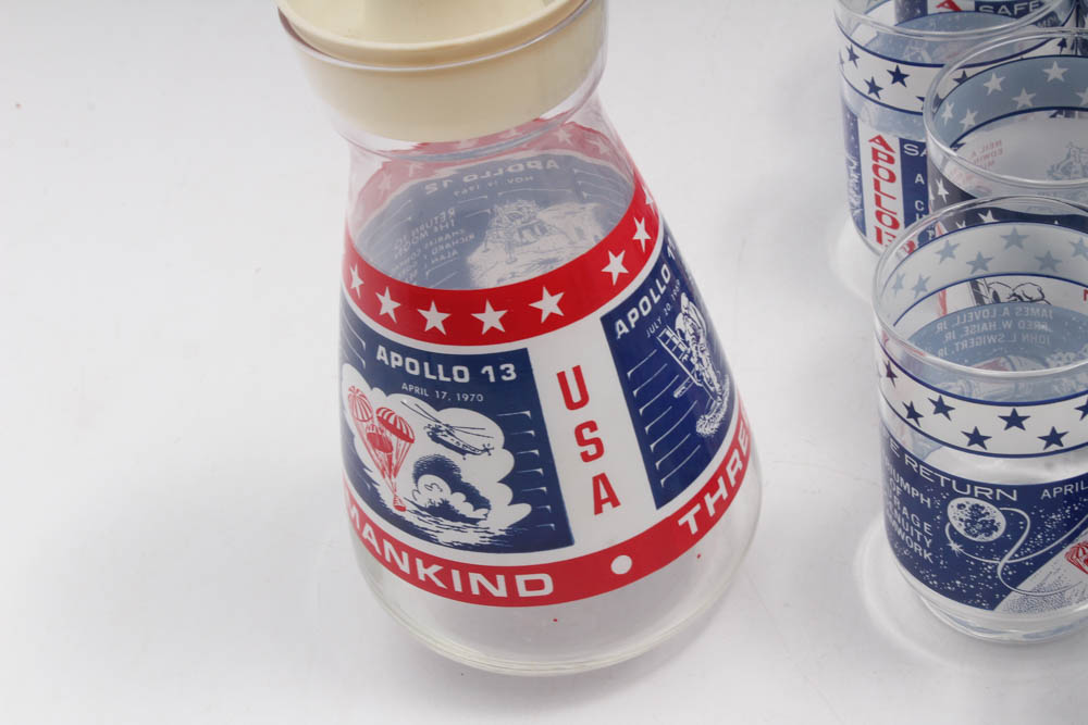 Libbey Apollo Missions Commemorative Juice Glass Set