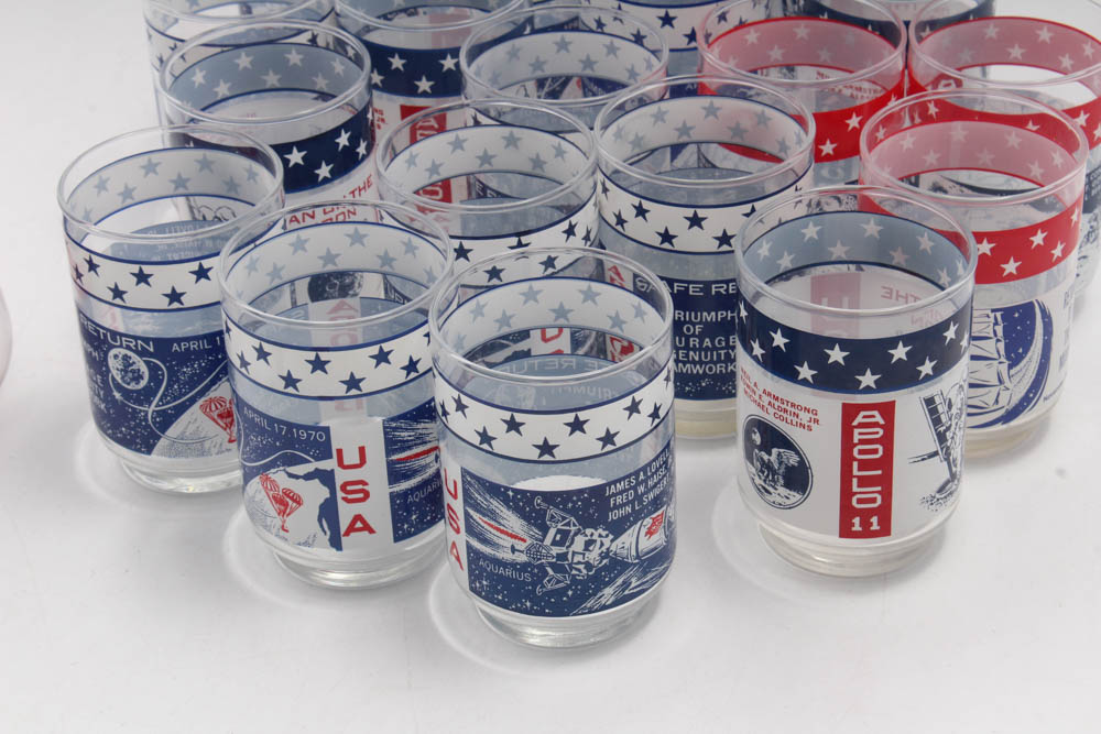 Libbey Apollo Missions Commemorative Juice Glass Set