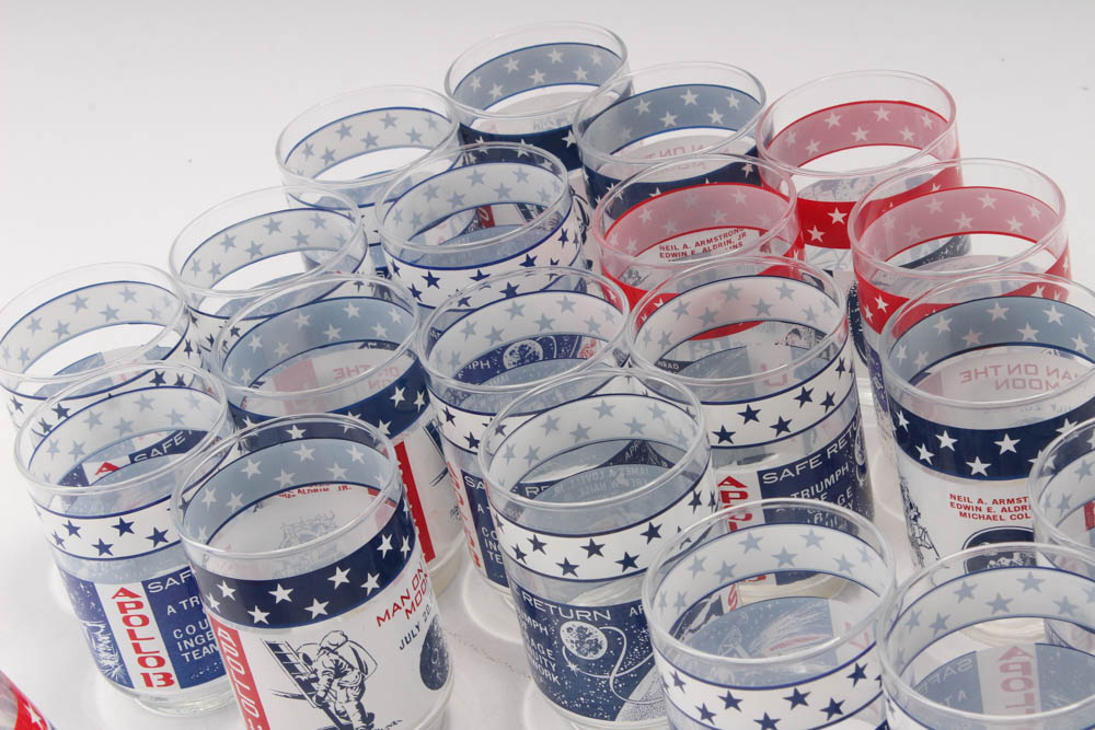 Libbey Apollo Missions Commemorative Juice Glass Set