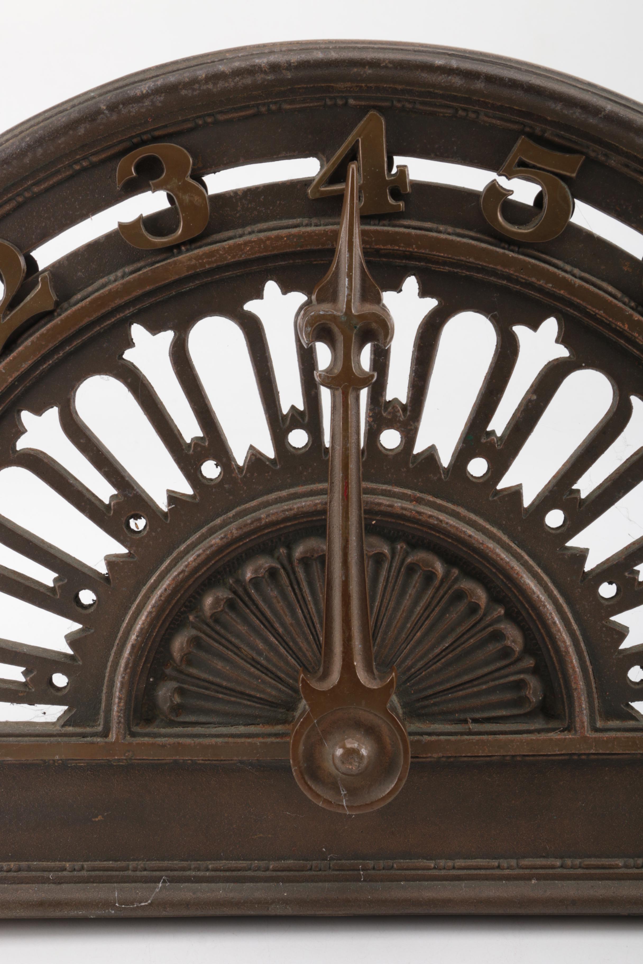 Victorian Cast Brass Elevator Floor Indicator, Late 19th Century