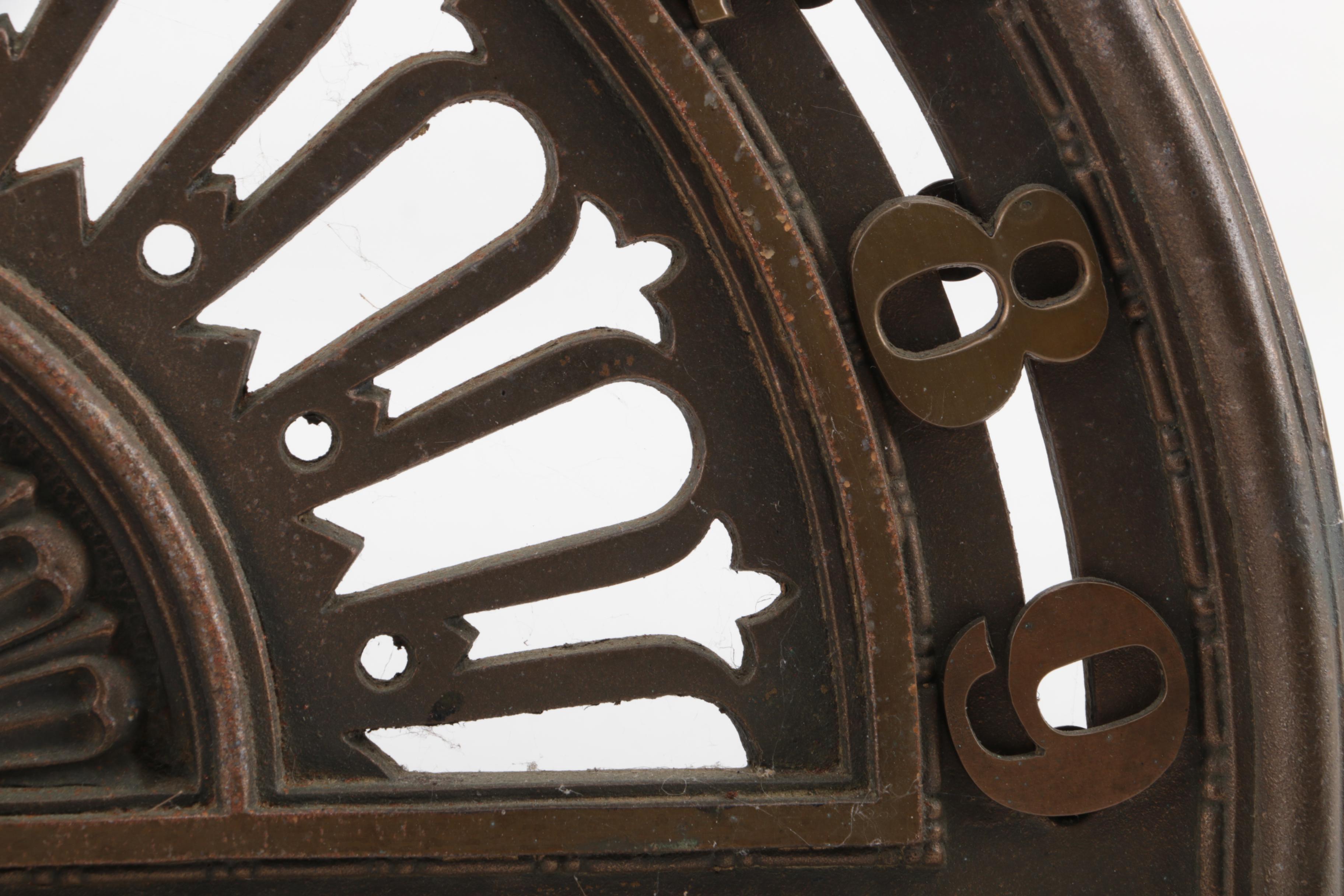 Victorian Cast Brass Elevator Floor Indicator, Late 19th Century