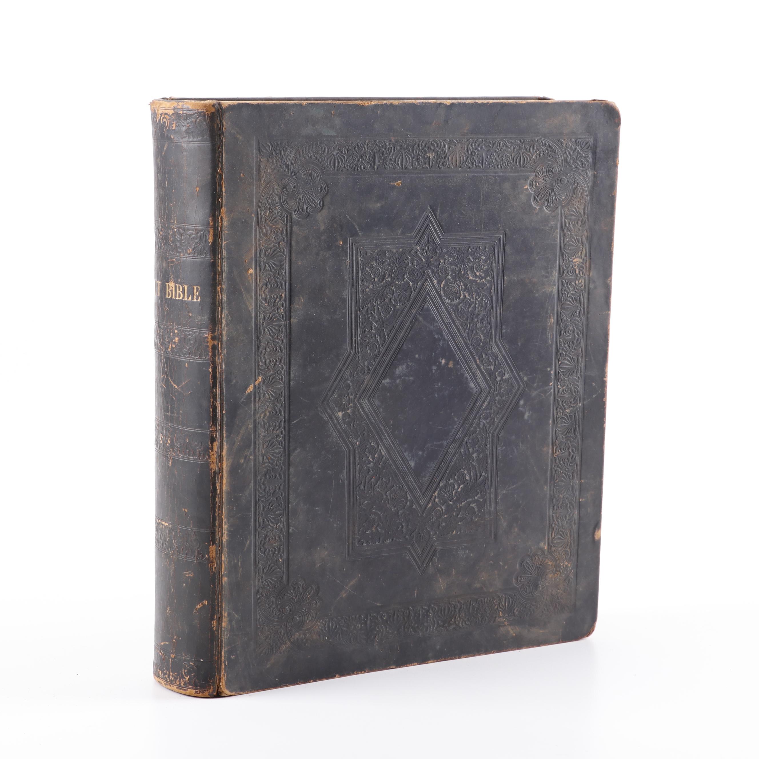 1838 Leather Bound Bible