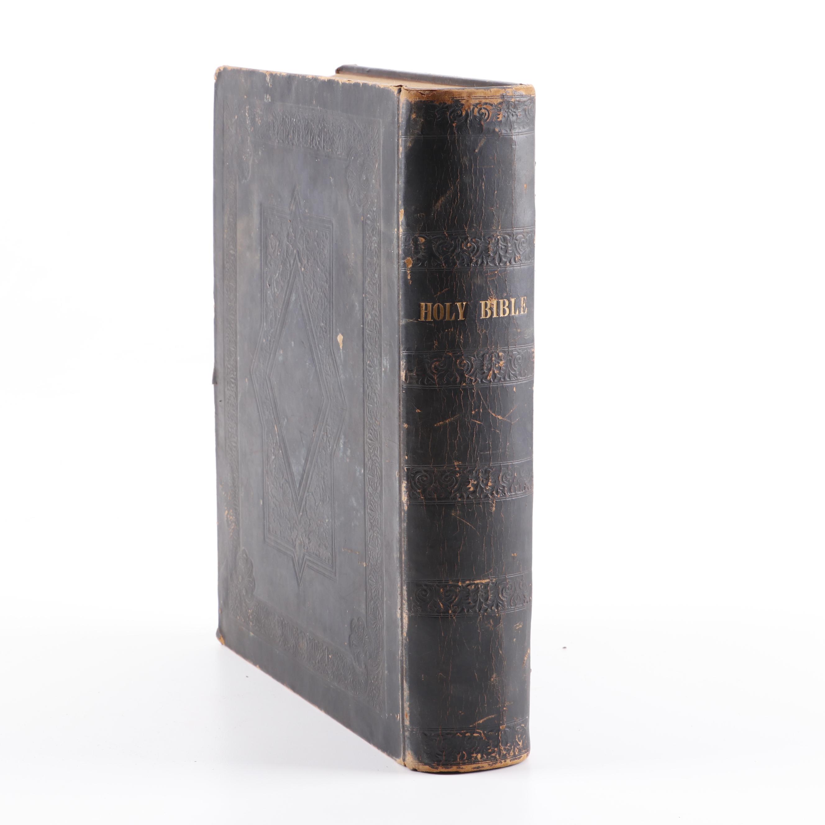 1838 Leather Bound Bible