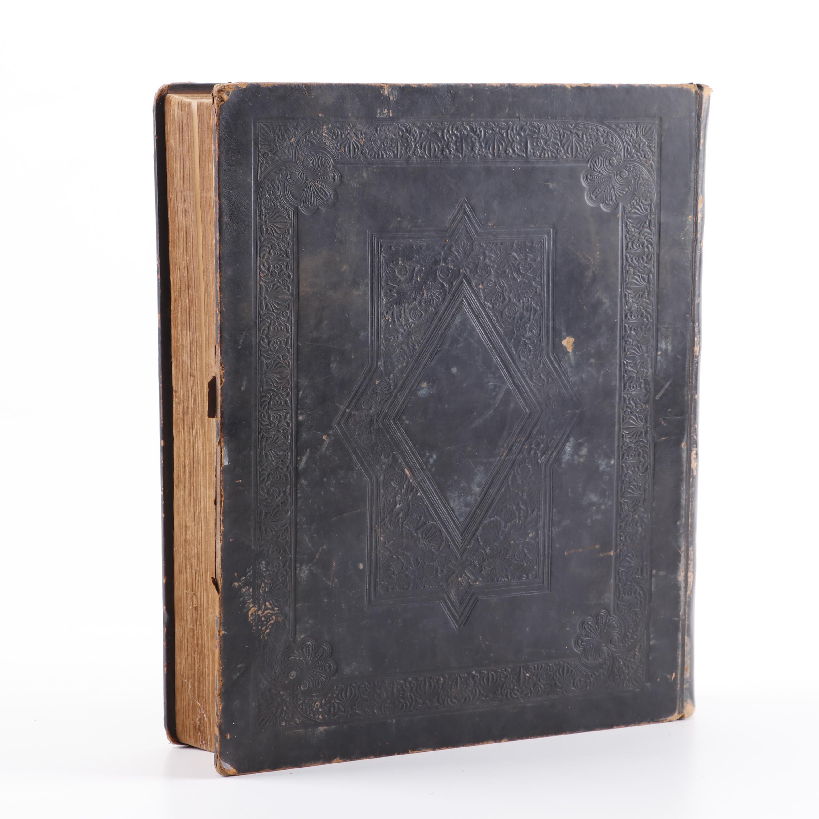 1838 Leather Bound Bible