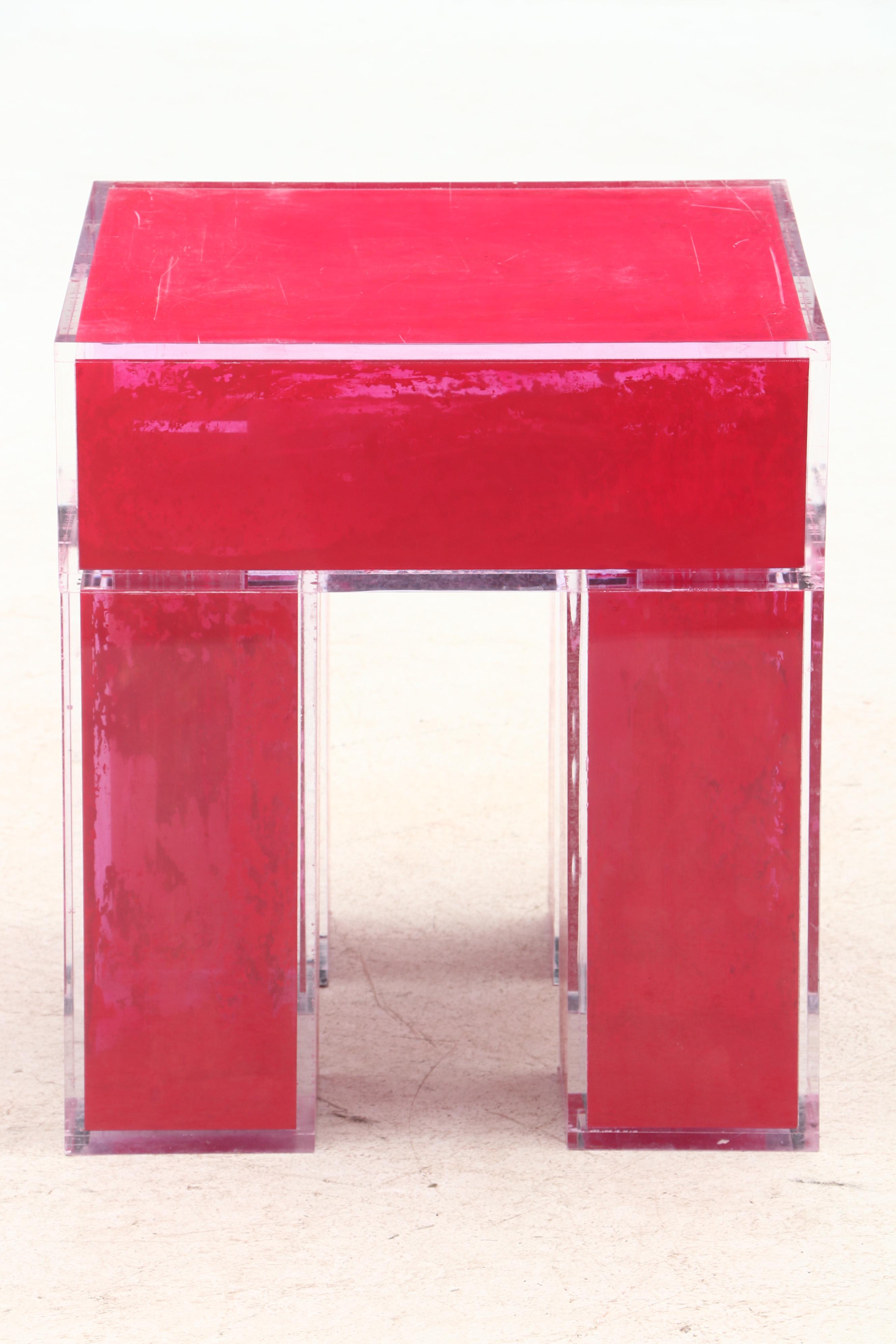 Acrylic Accent Table