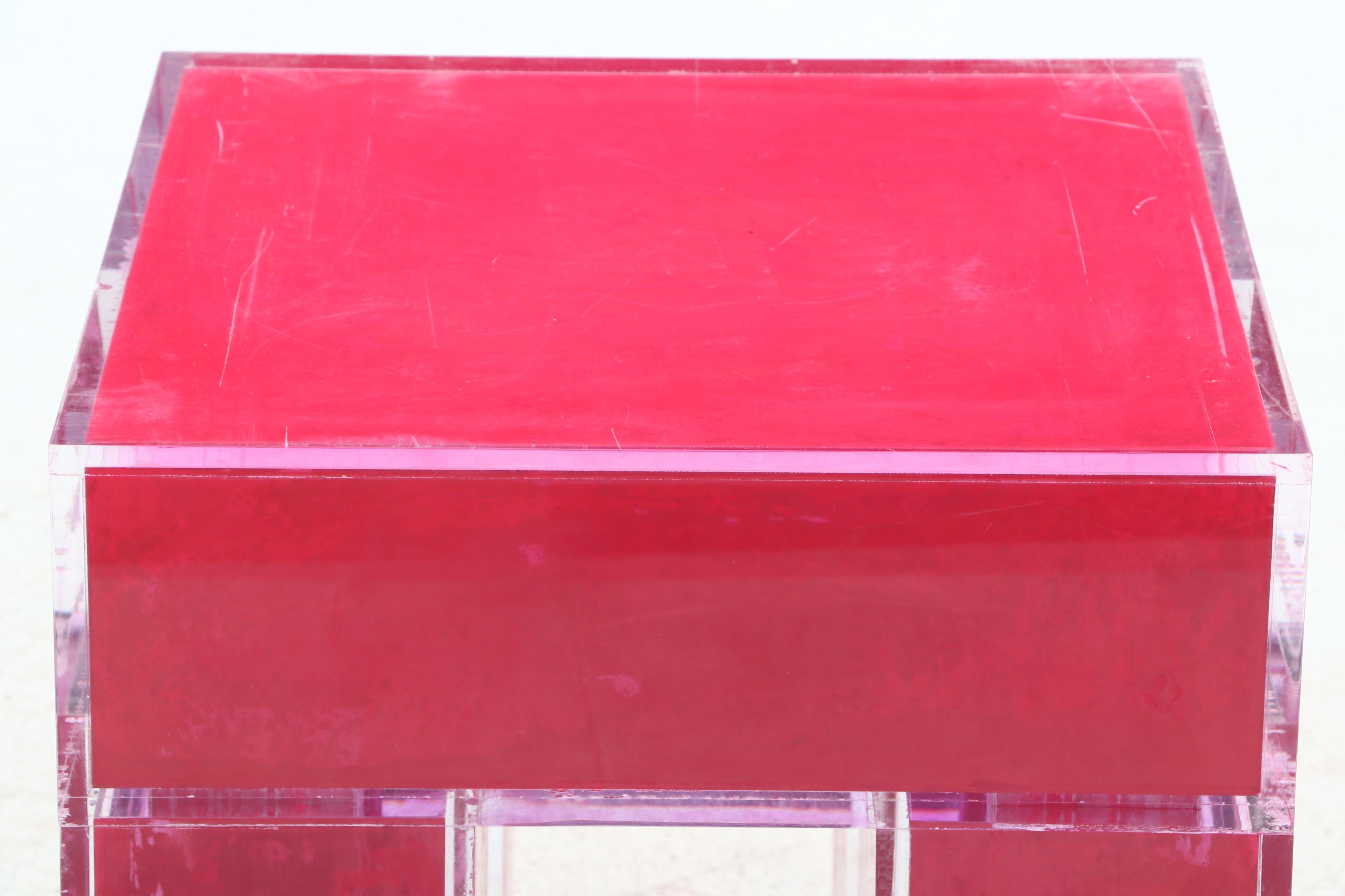 Acrylic Accent Table