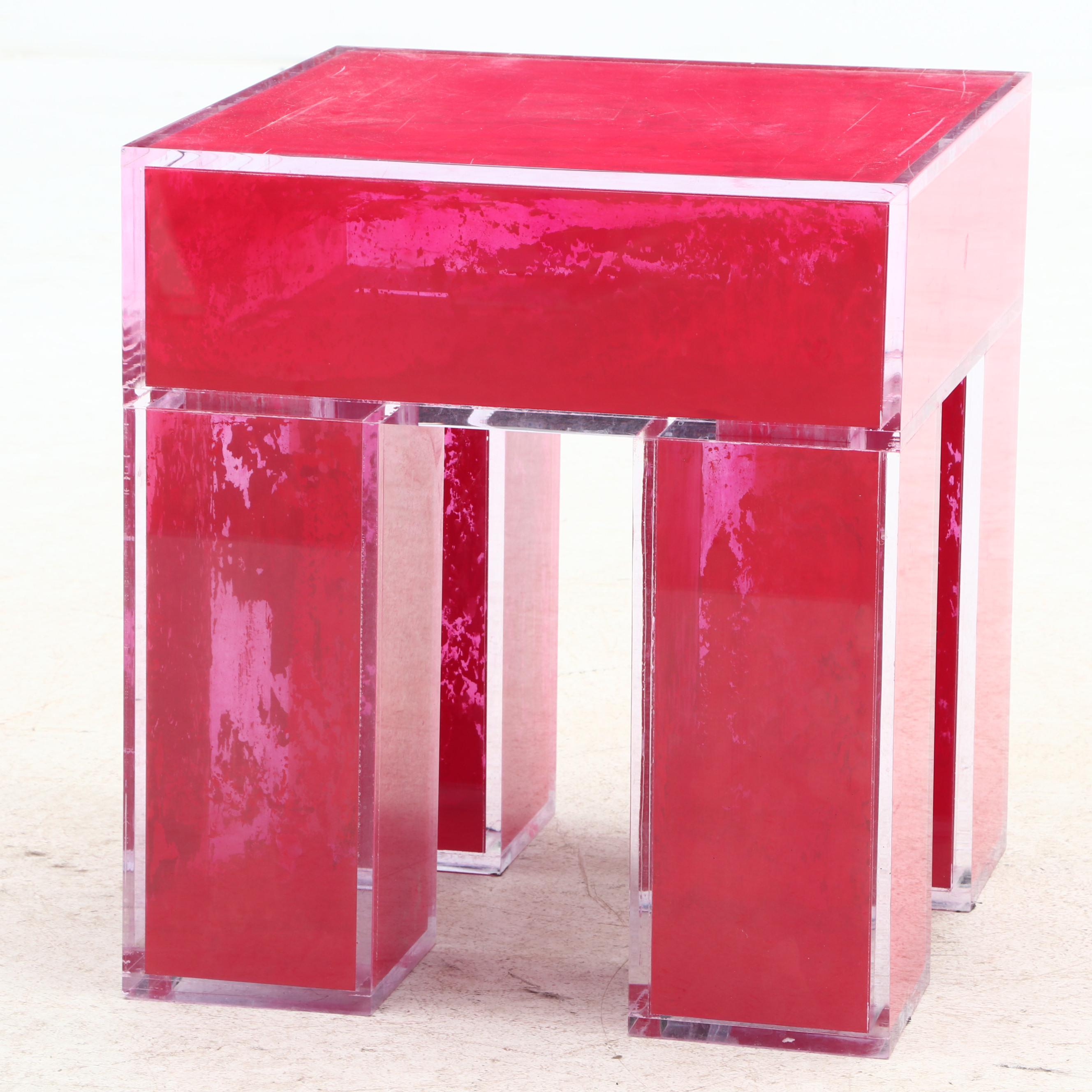Acrylic Accent Table