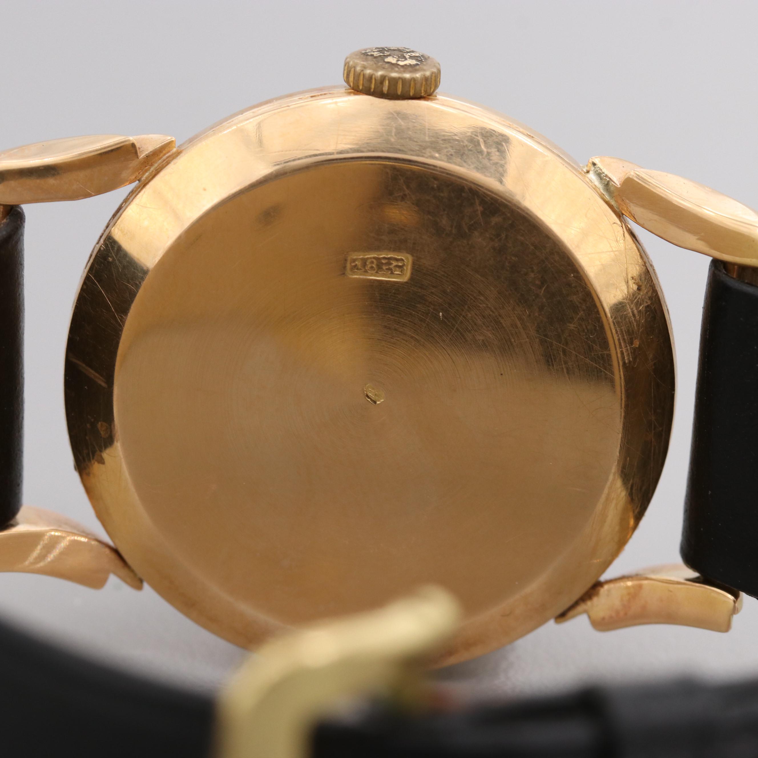 Vintage Zenith 18K Yellow Gold Watch