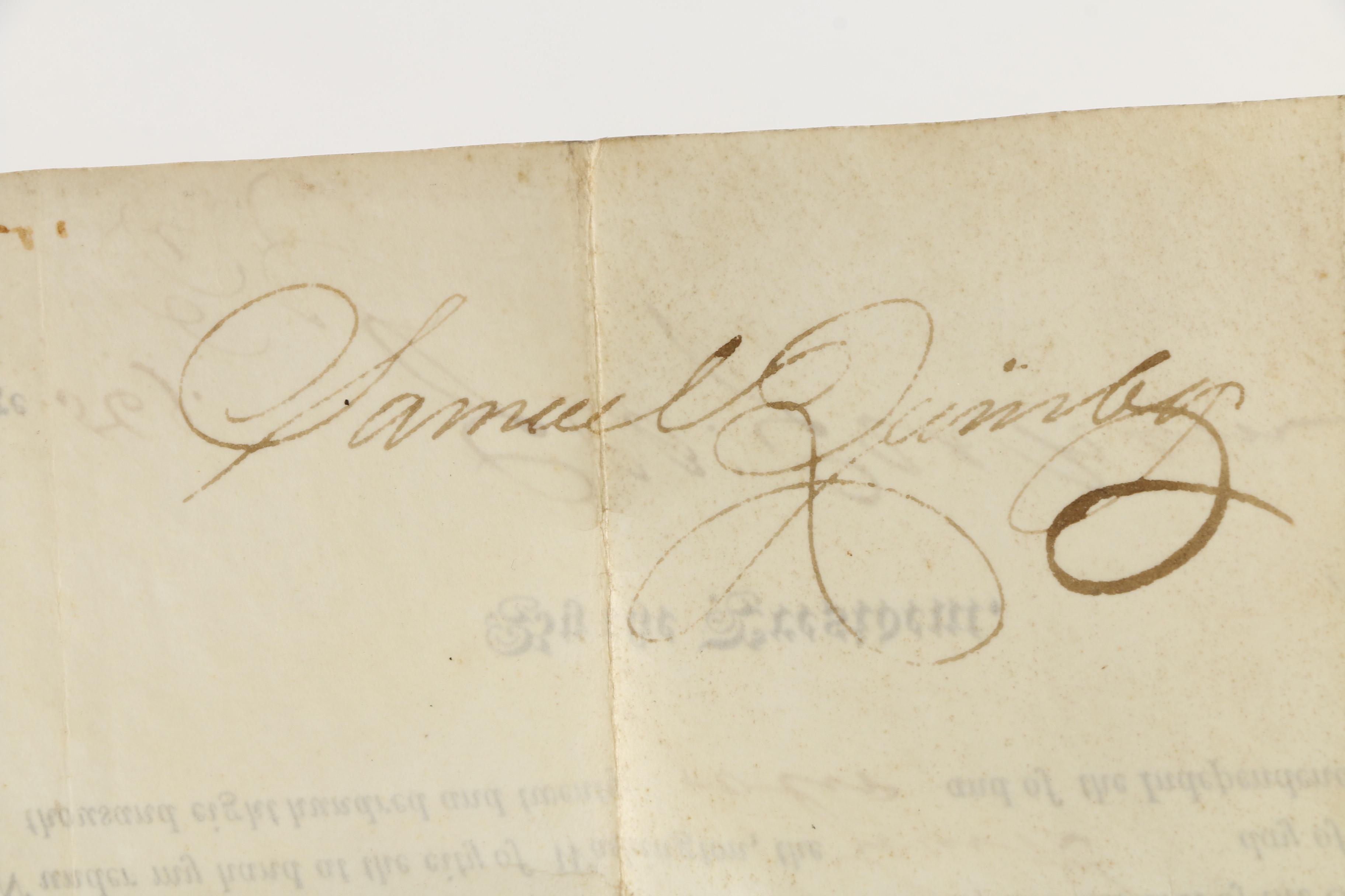 Presidents Monroe, Quincy Adams, Jackson & Van Buren Signed Documents