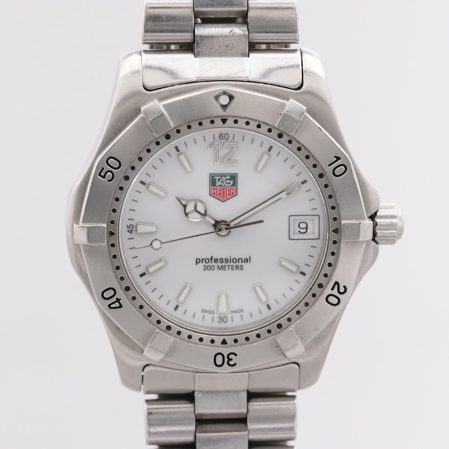 TAG Heuer 2000 Stainless Steel Quartz Wristwatch