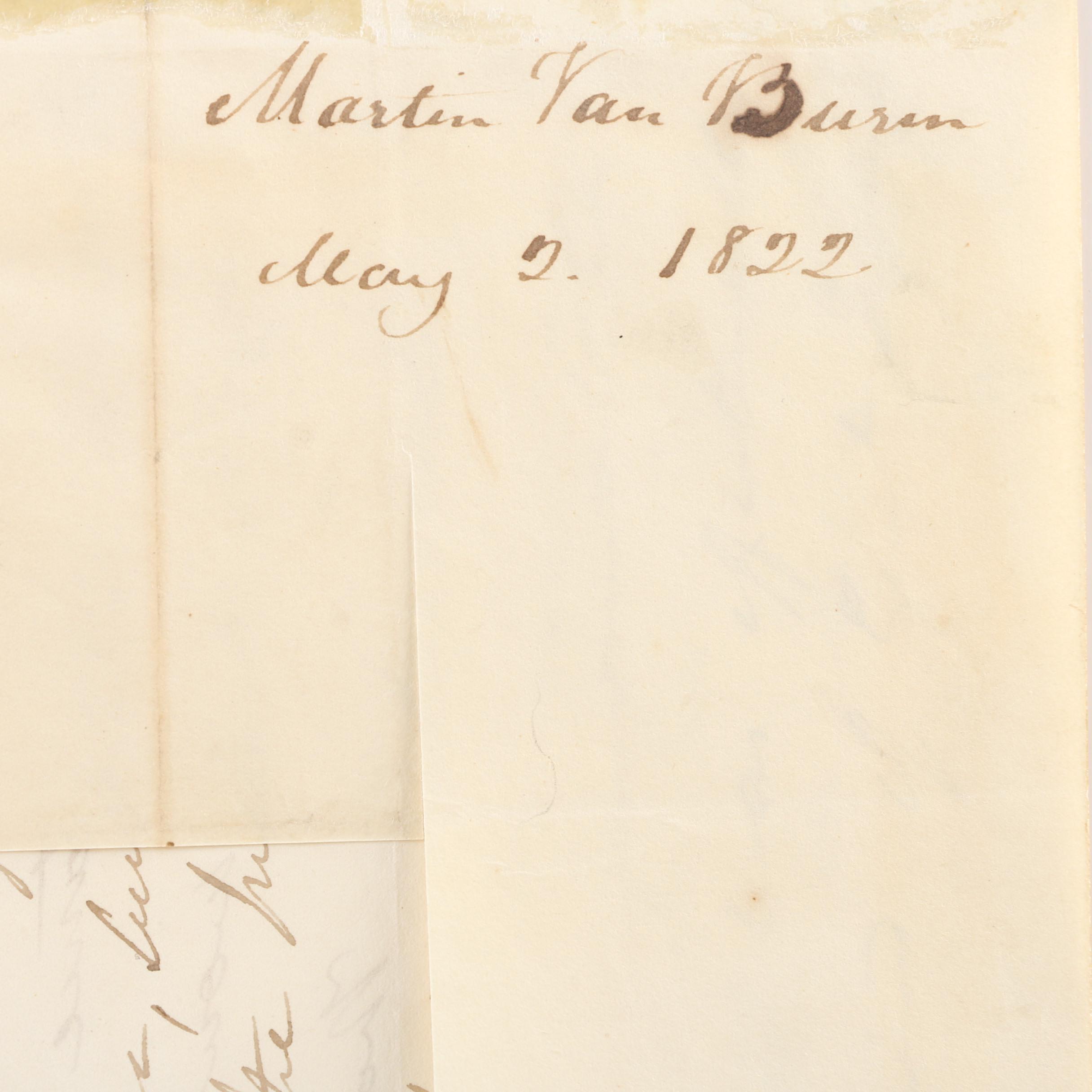 Presidents Monroe, Quincy Adams, Jackson & Van Buren Signed Documents