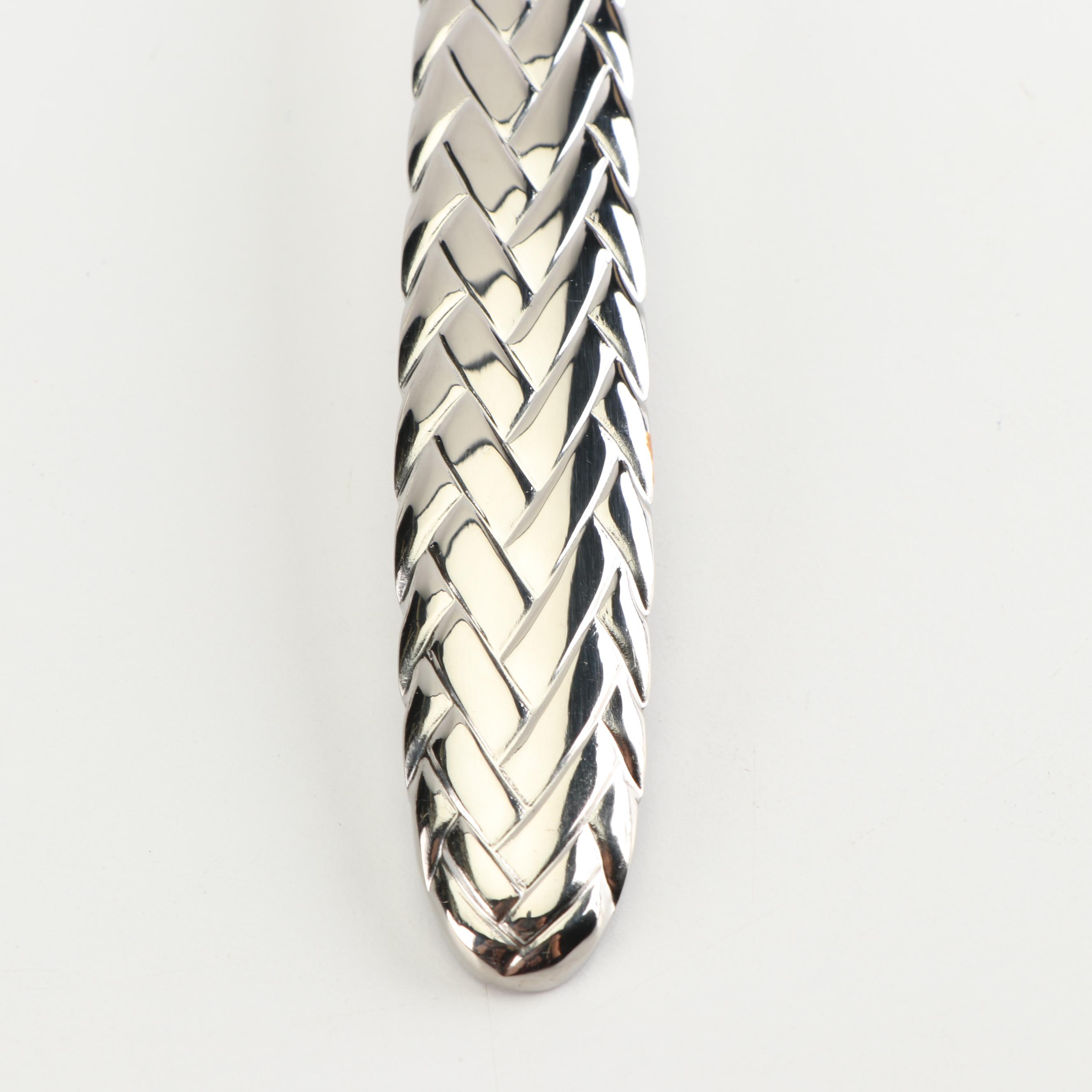 Ralph Lauren Golden Equestrian Braid Flatware Set