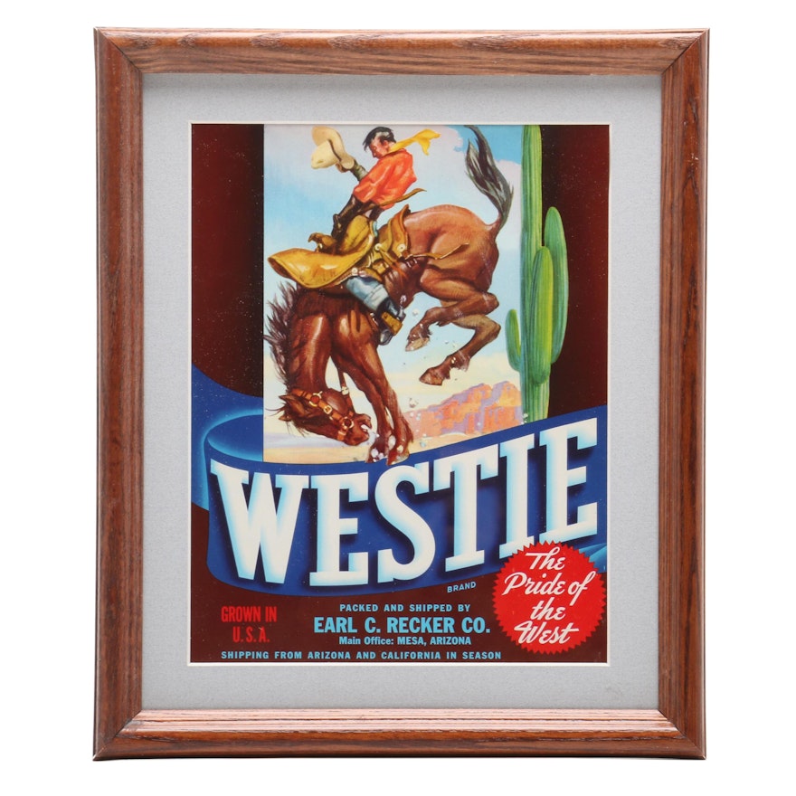 1940s Crate Label "Westie"