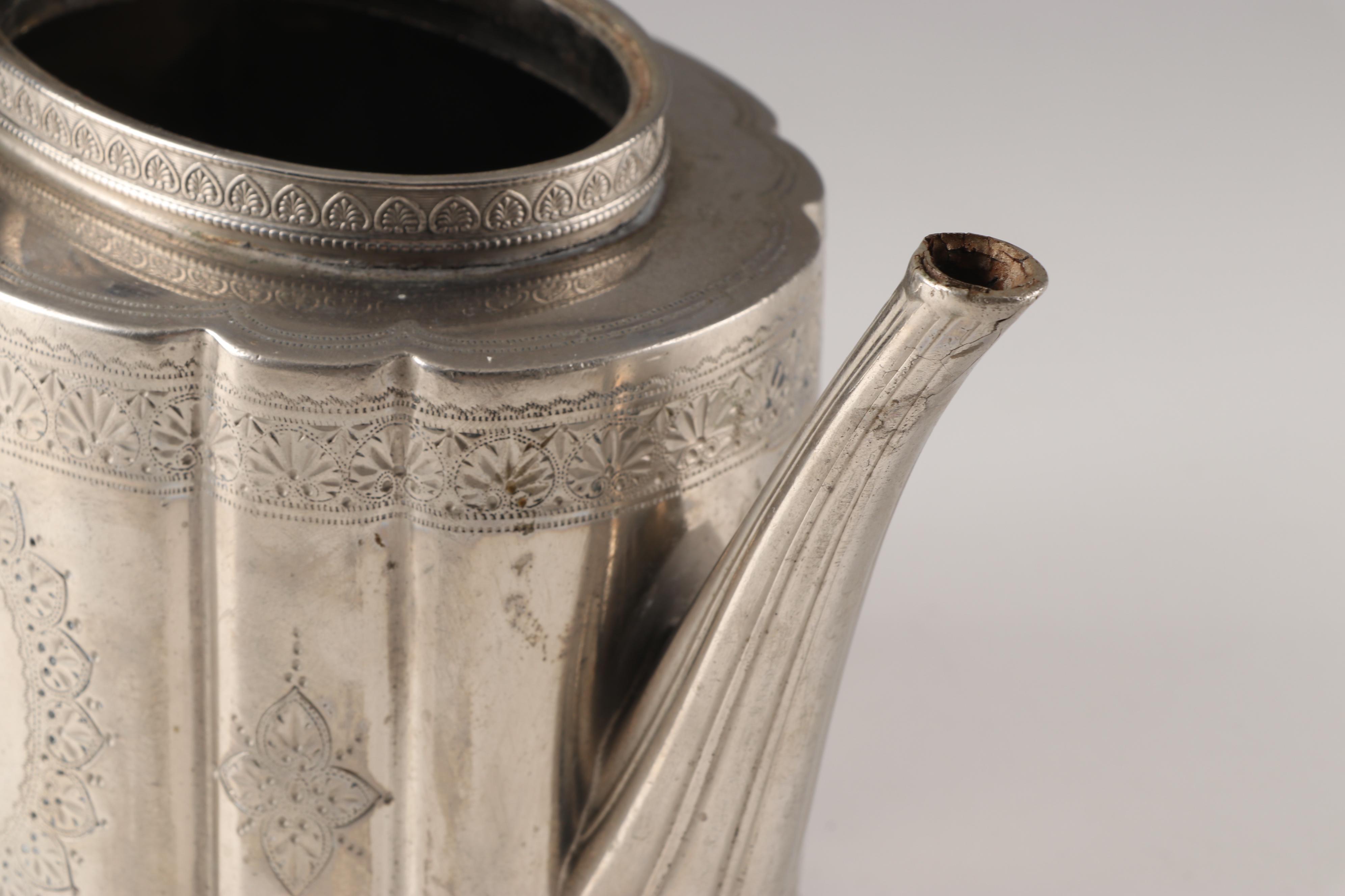 Walker & Hall Silver-Plated Teapot with Barker Brothers Toast Rack