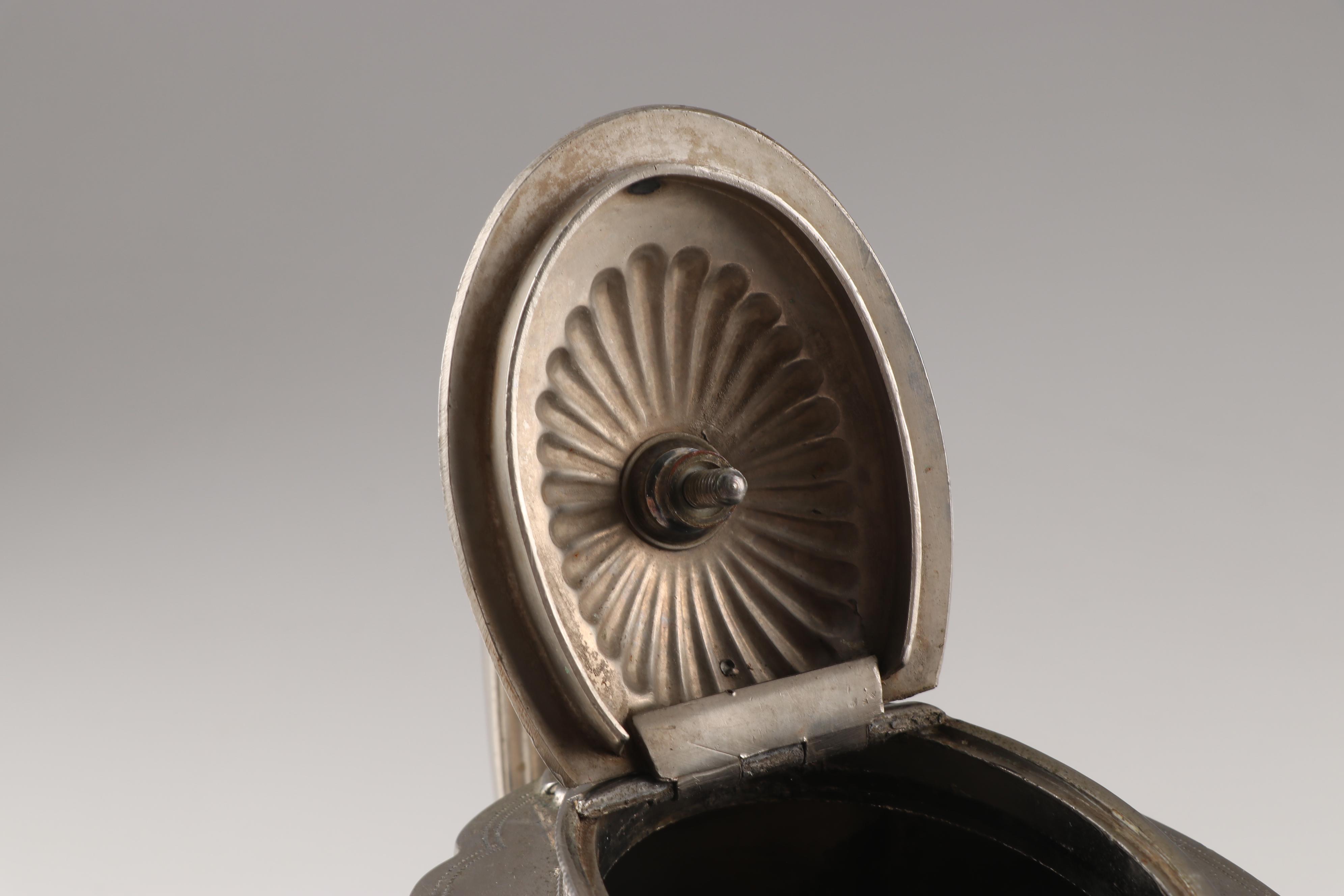 Walker & Hall Silver-Plated Teapot with Barker Brothers Toast Rack