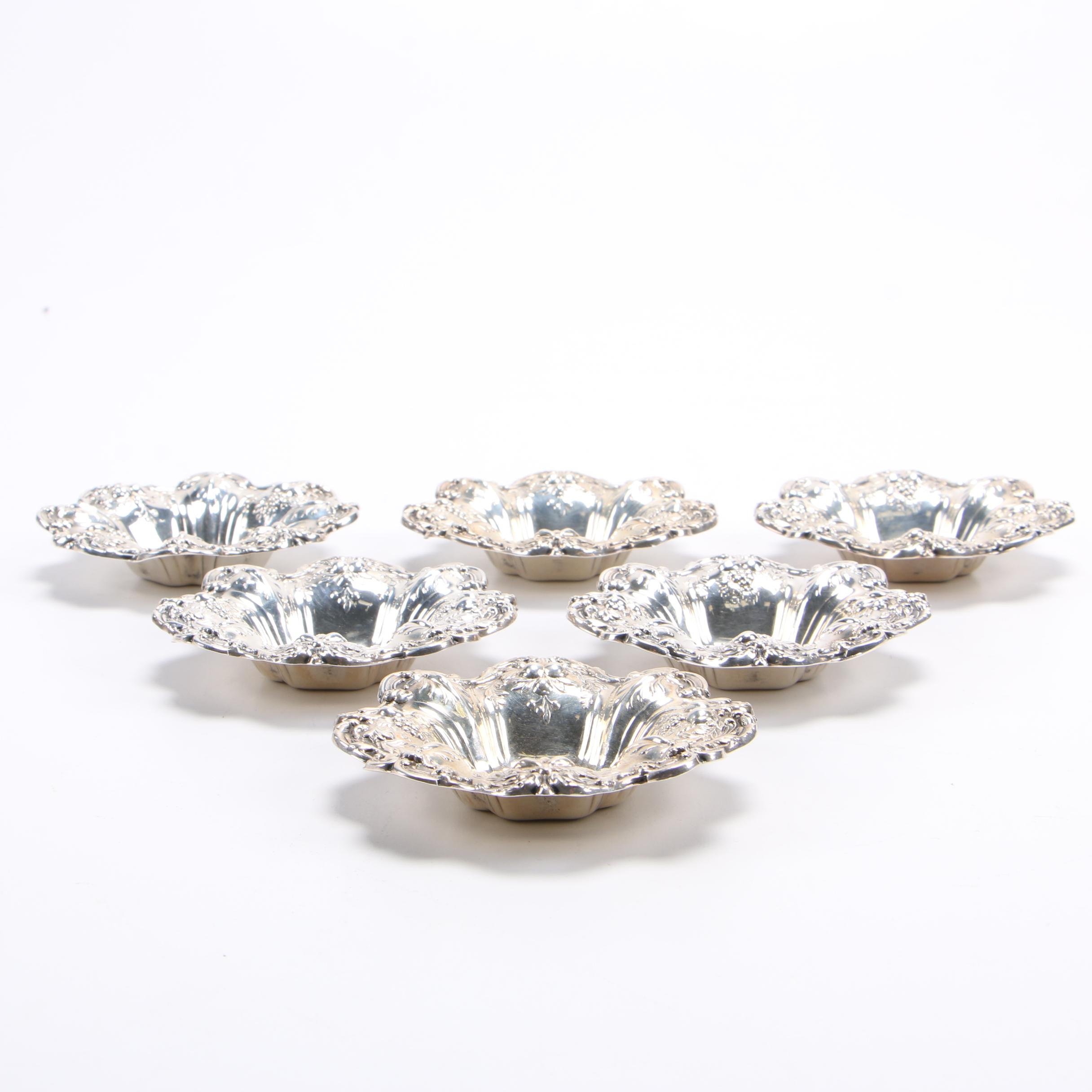 Reed & Barton "Francis I" Sterling Nut Dish Set, 1955 and 1956